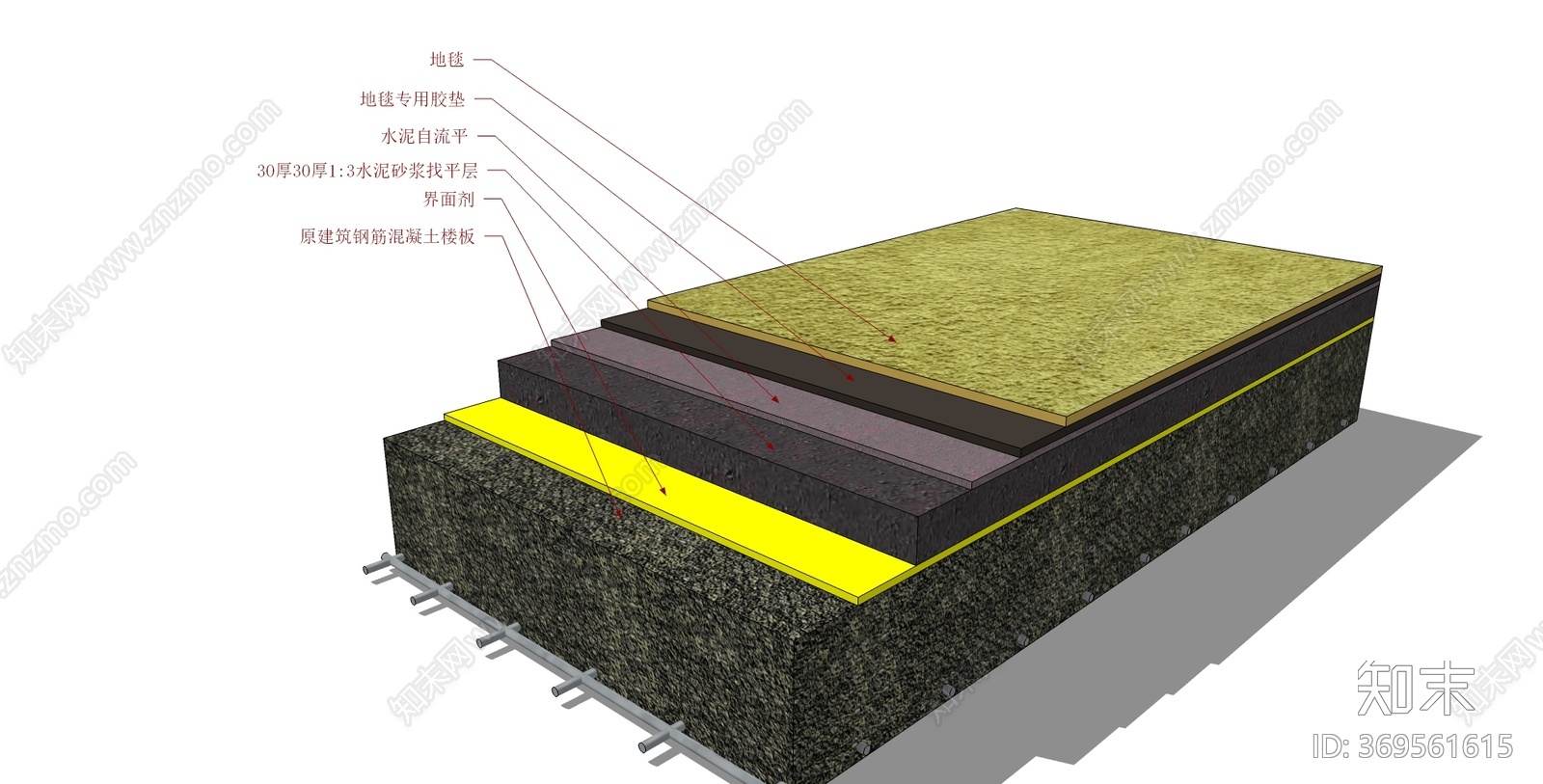 金螳螂CAD施工节点对应sketchup模型施工图下载【ID:369561615】