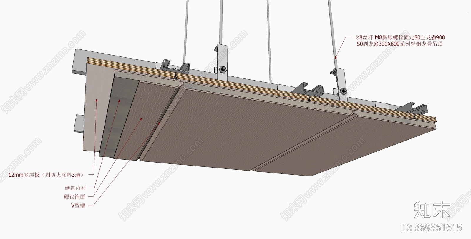 金螳螂CAD施工节点对应sketchup模型施工图下载【ID:369561615】