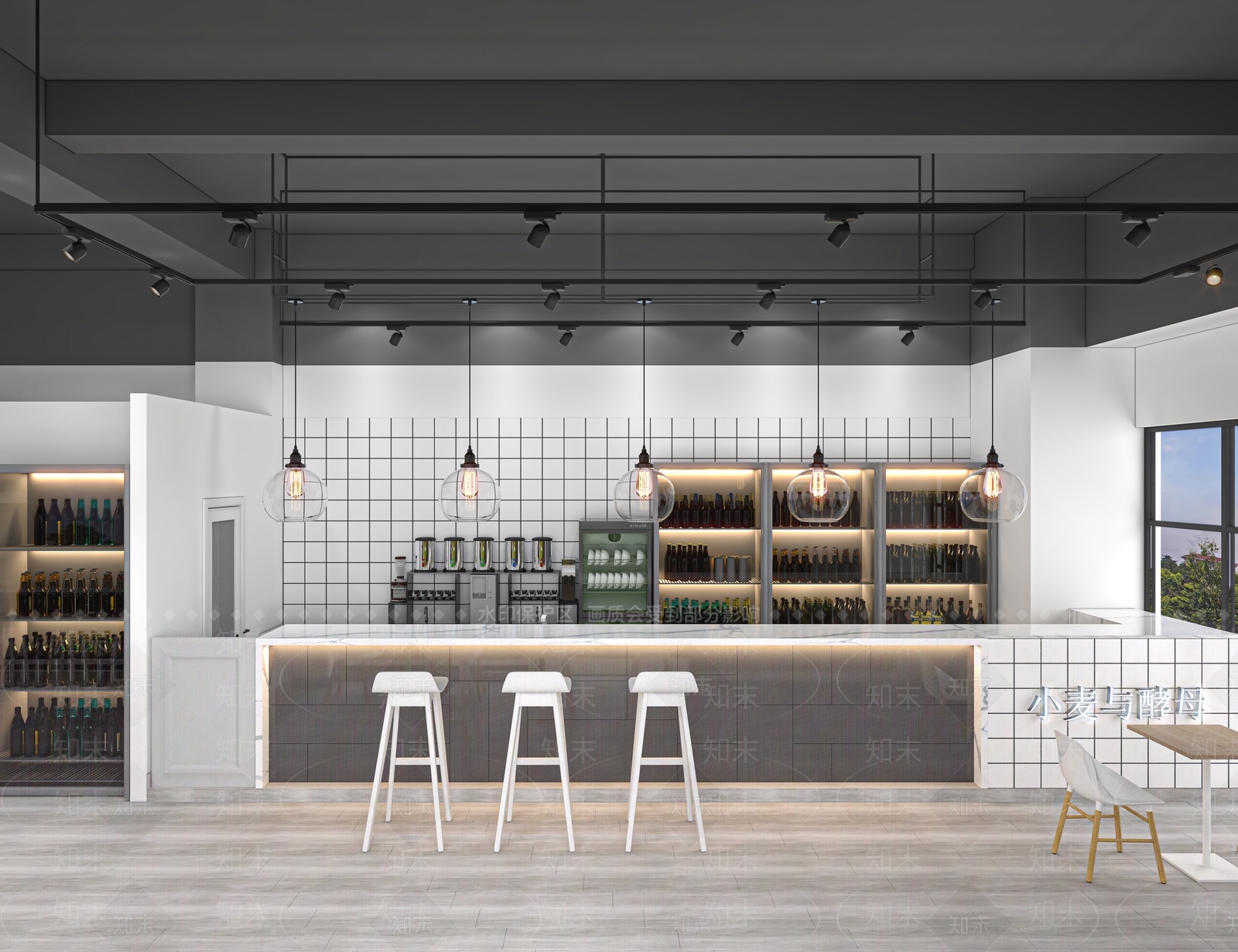 北欧啤酒清吧3D模型下载【ID:369586484】