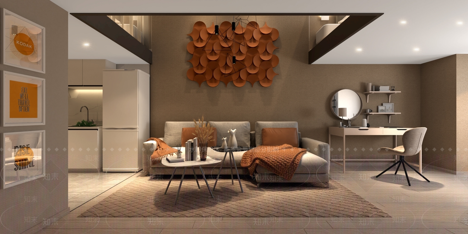 现代单身公寓3D模型下载【ID:969617746】
