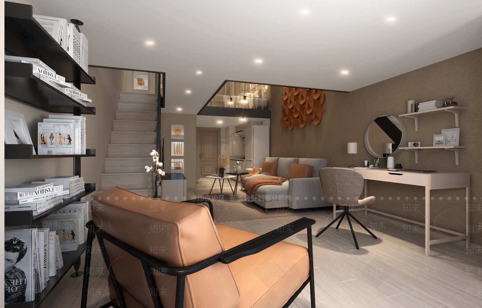 现代单身公寓3D模型下载【ID:969617746】