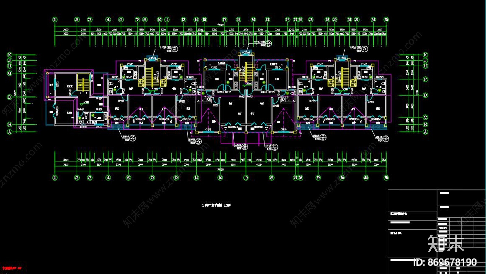 农家乐建筑全套CAD图纸cad施工图下载【ID:869678190】