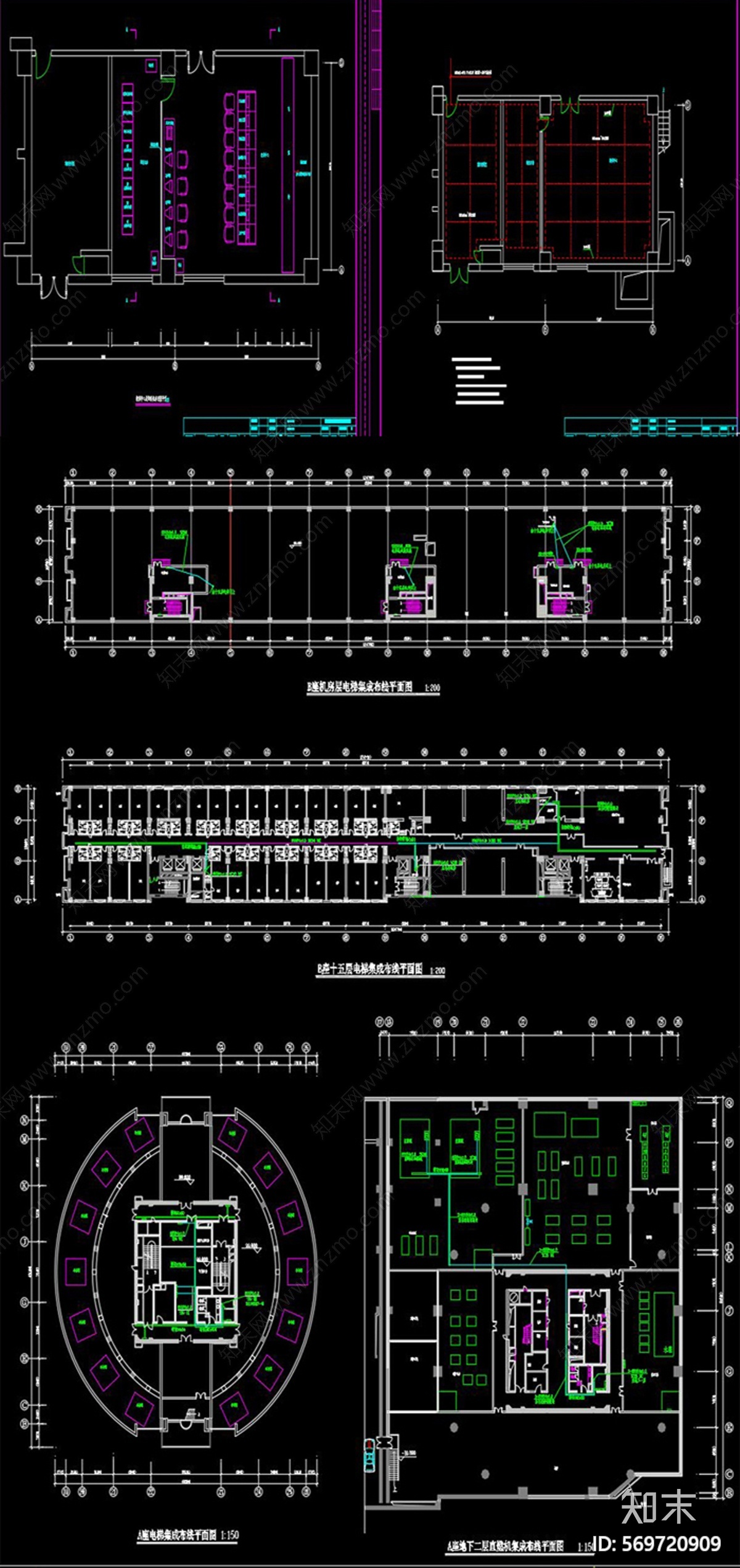 某建筑弱电智能化CAD图集施工图下载【ID:569720909】