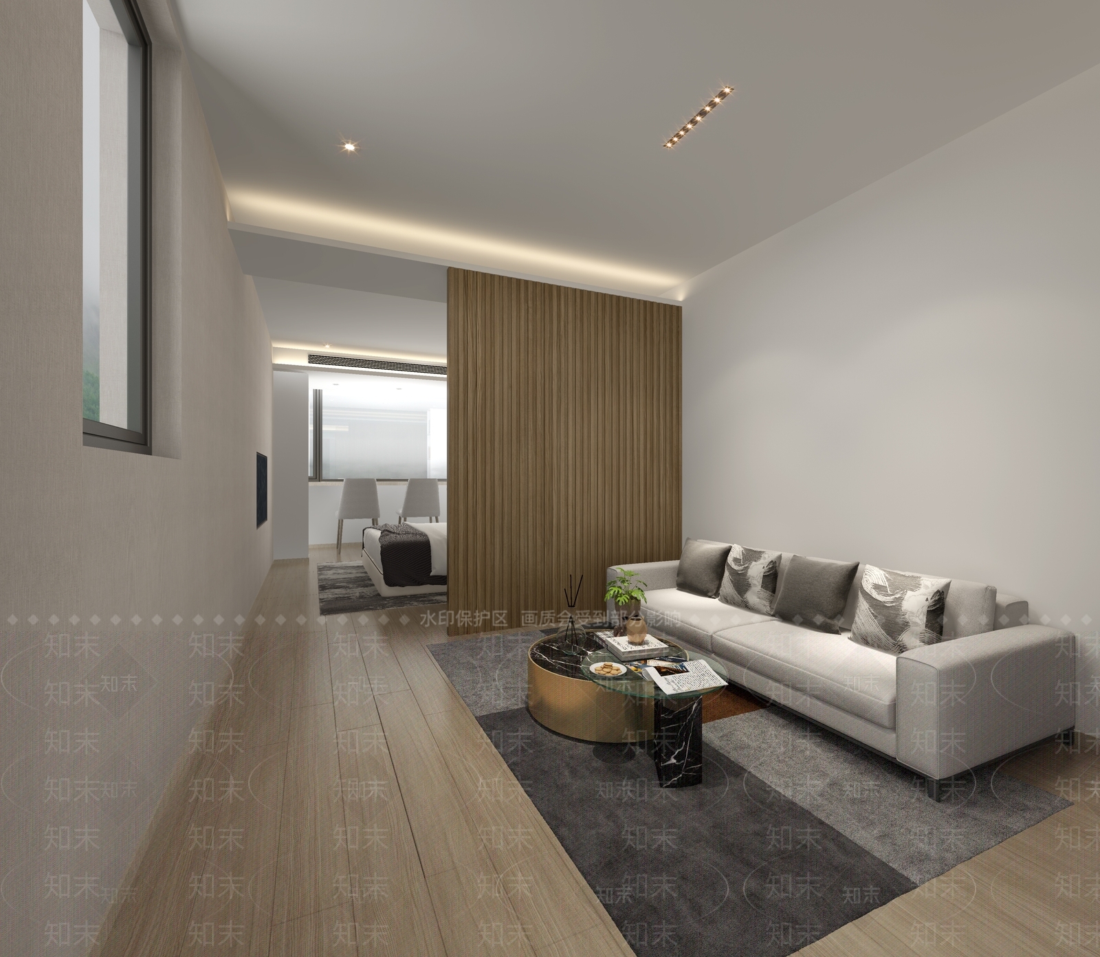 现代单身公寓3D模型下载【ID:969777710】