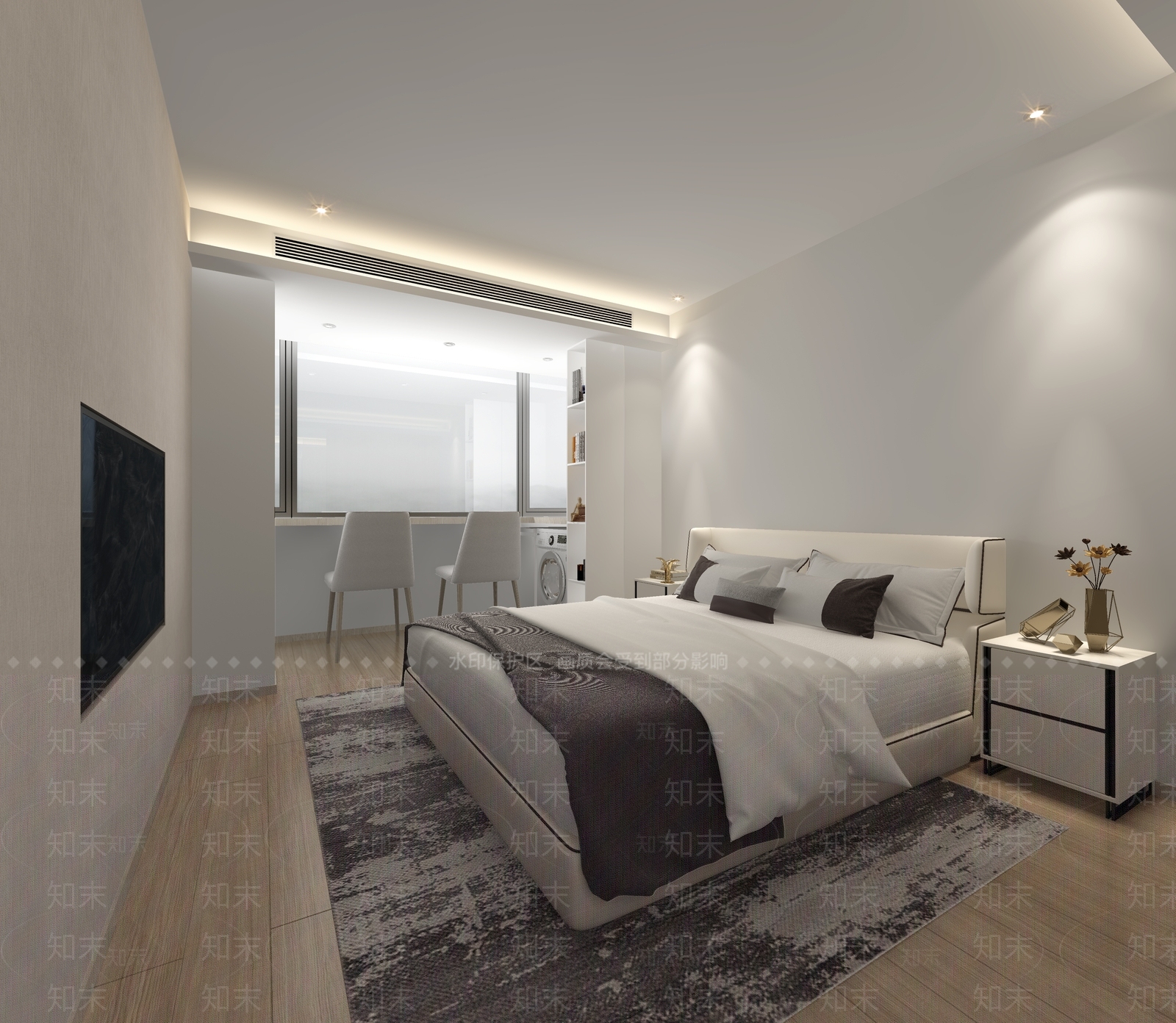 现代单身公寓3D模型下载【ID:969777710】