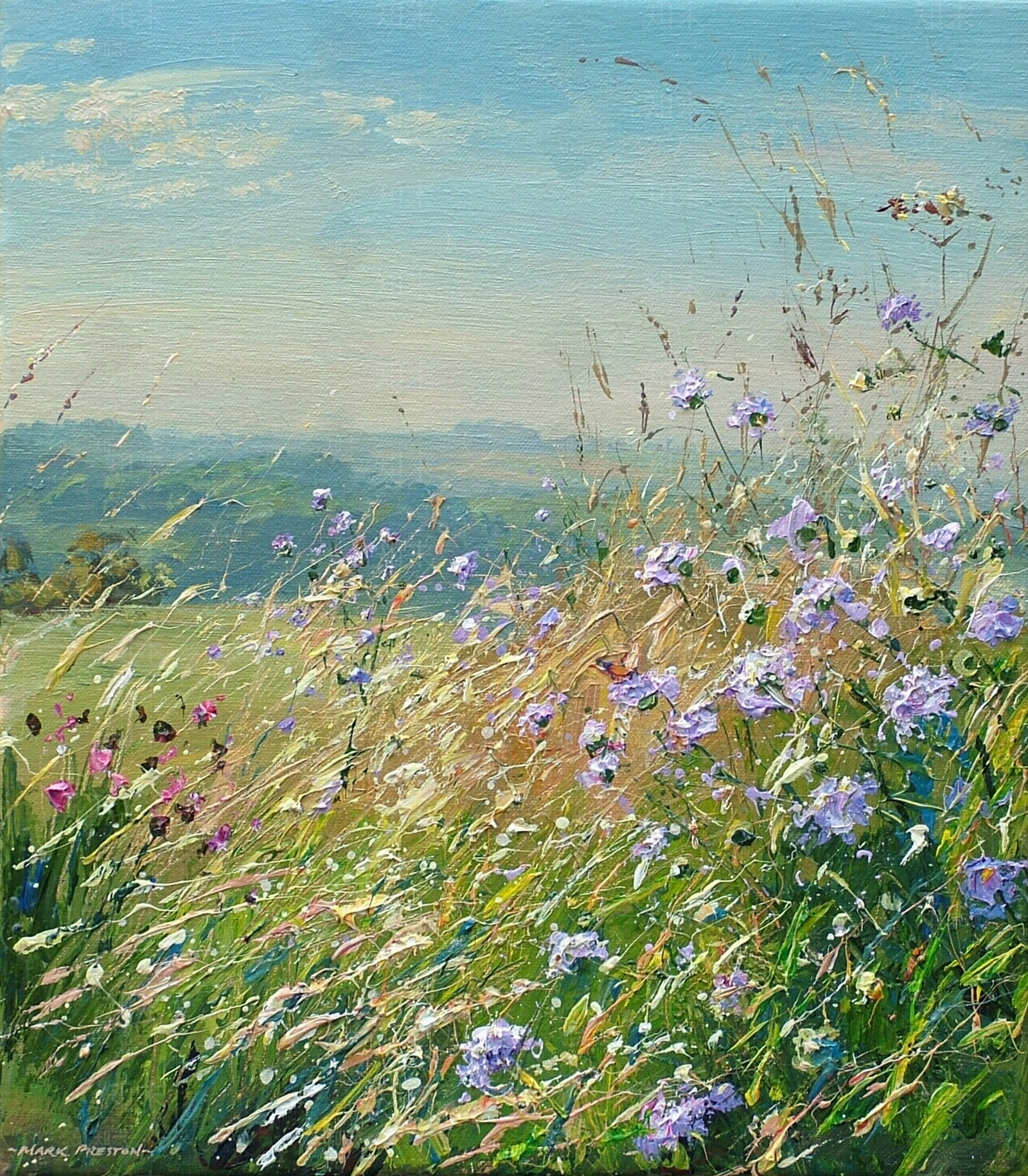 风景油画贴图下载