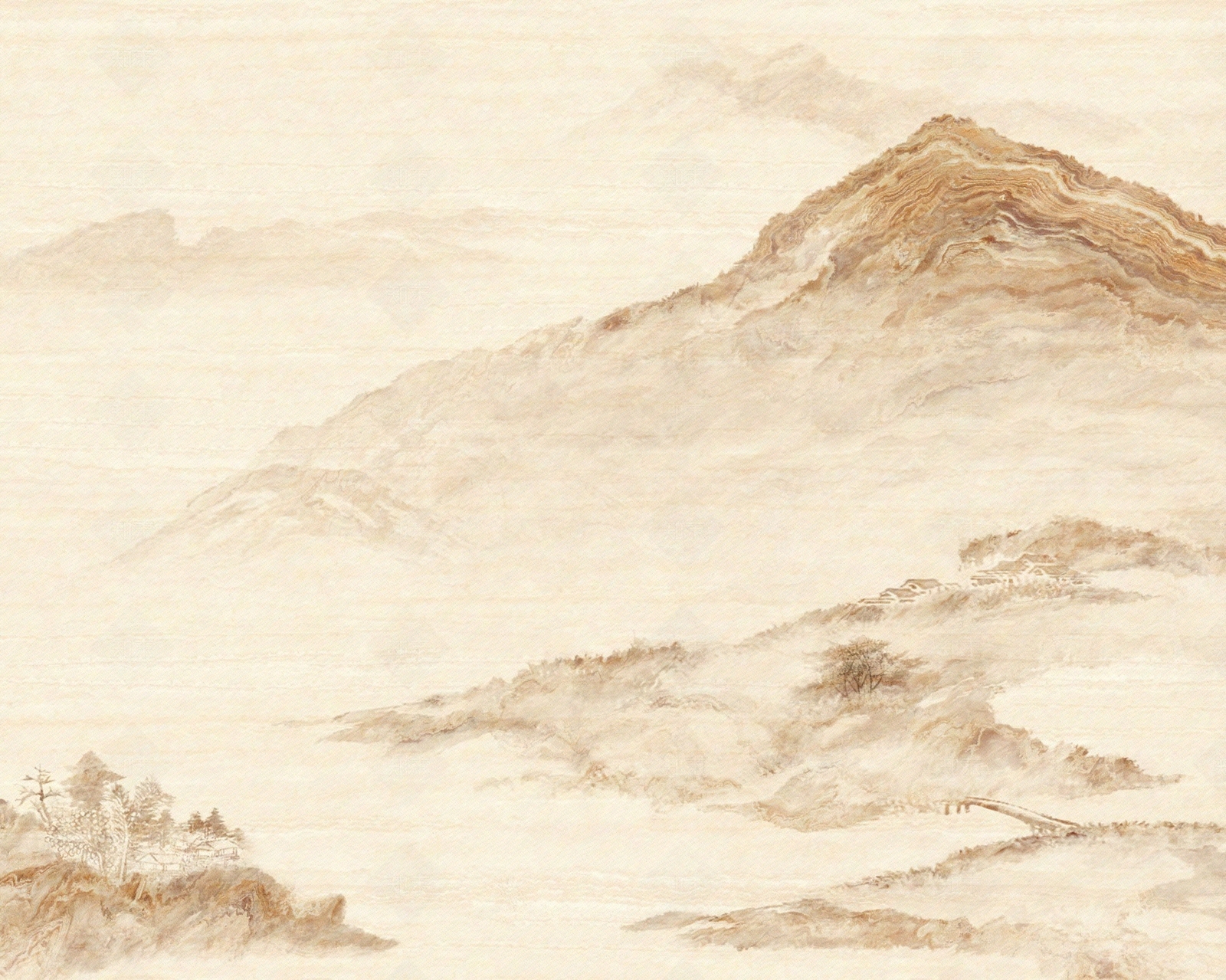 新中式大理石背景墙贴图下载【ID:569791269】