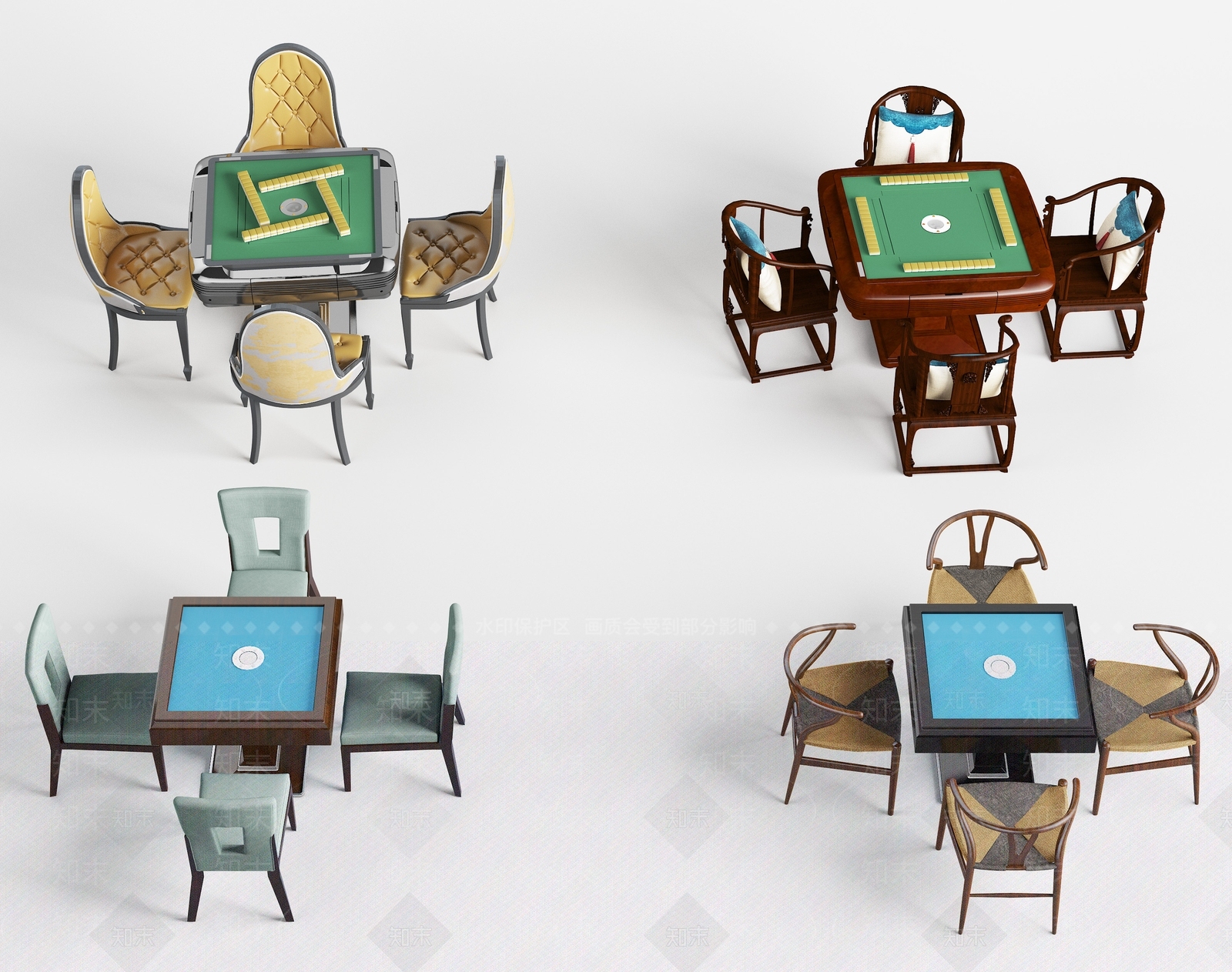 现代麻将机3D模型下载【ID:569802328】