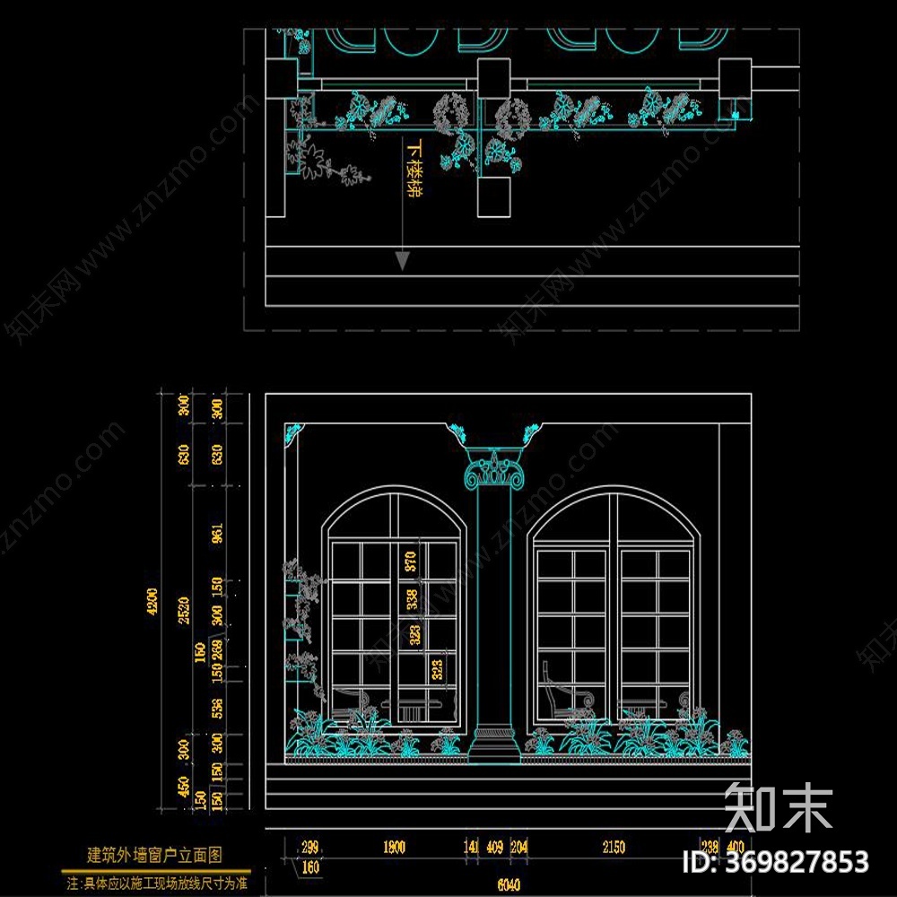 小型鲜花店图纸cad施工图下载【ID:369827853】