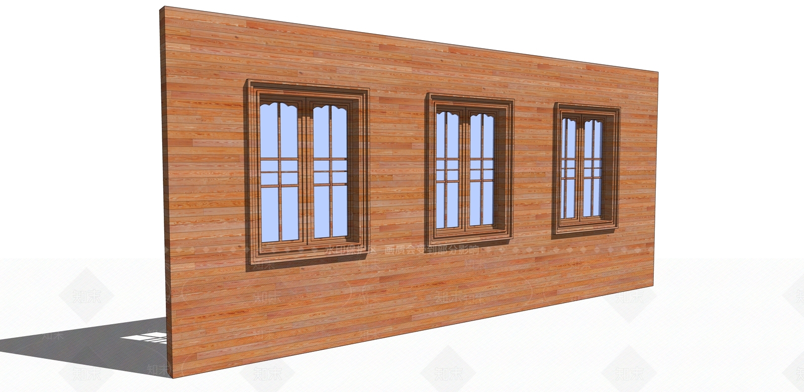 古典风格雕花窗户SU模型下载【ID:469830998】