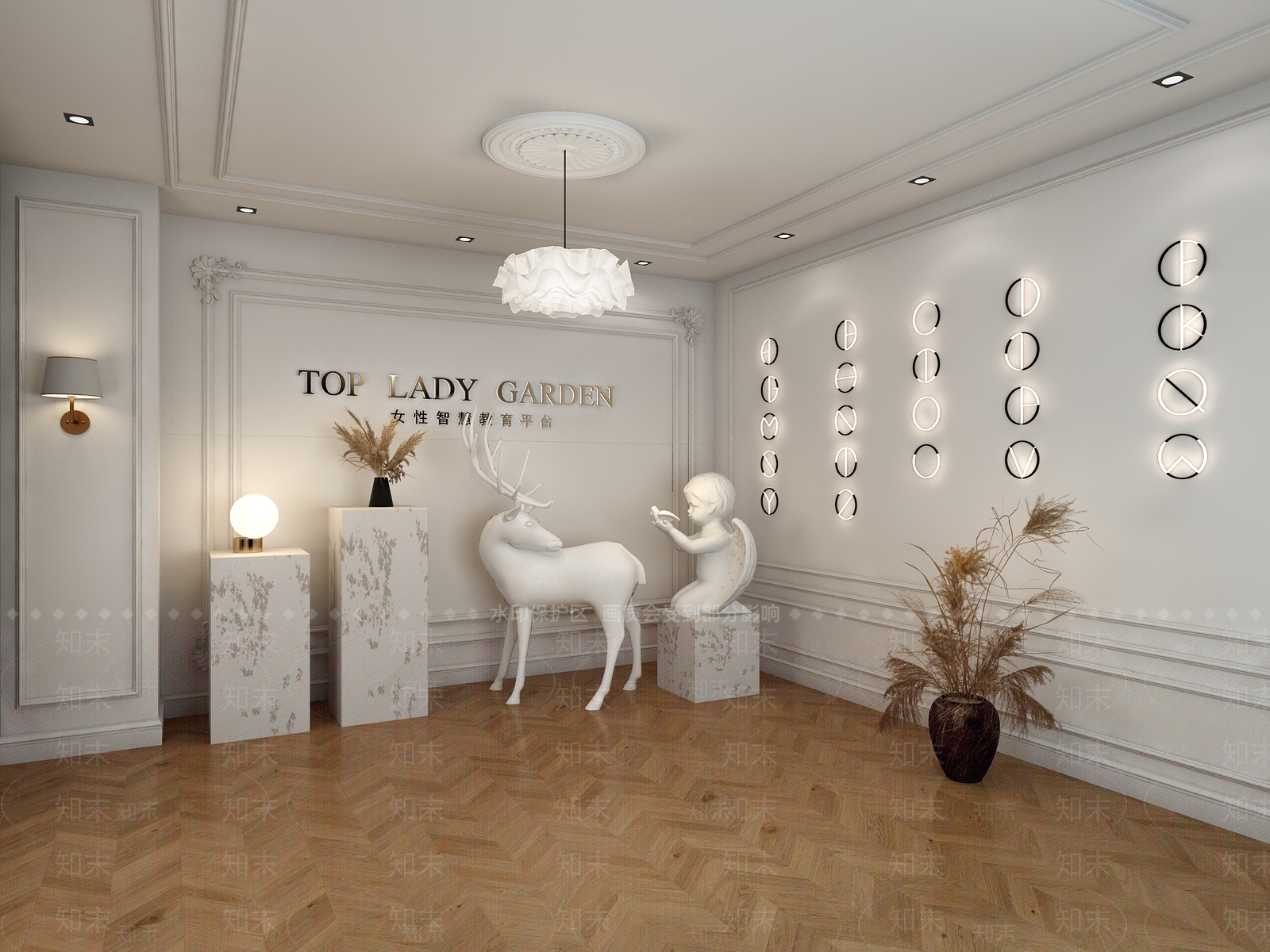工业风美容院3D模型下载【ID:969880592】