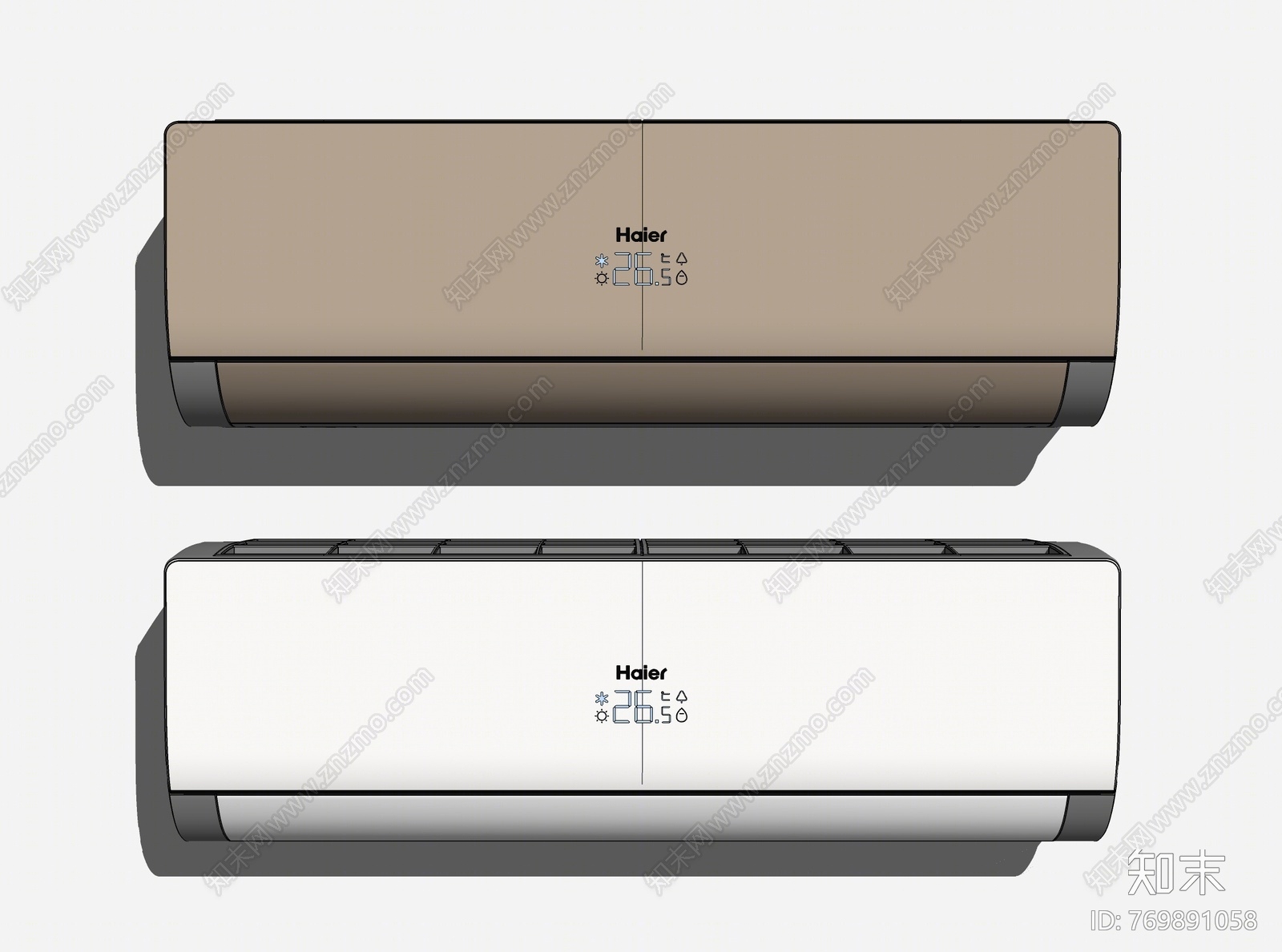 现代壁挂式空调SU模型下载【ID:769891058】