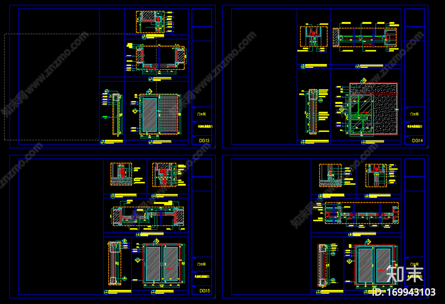 某古建亮化CAD图纸施工图下载【ID:169943103】