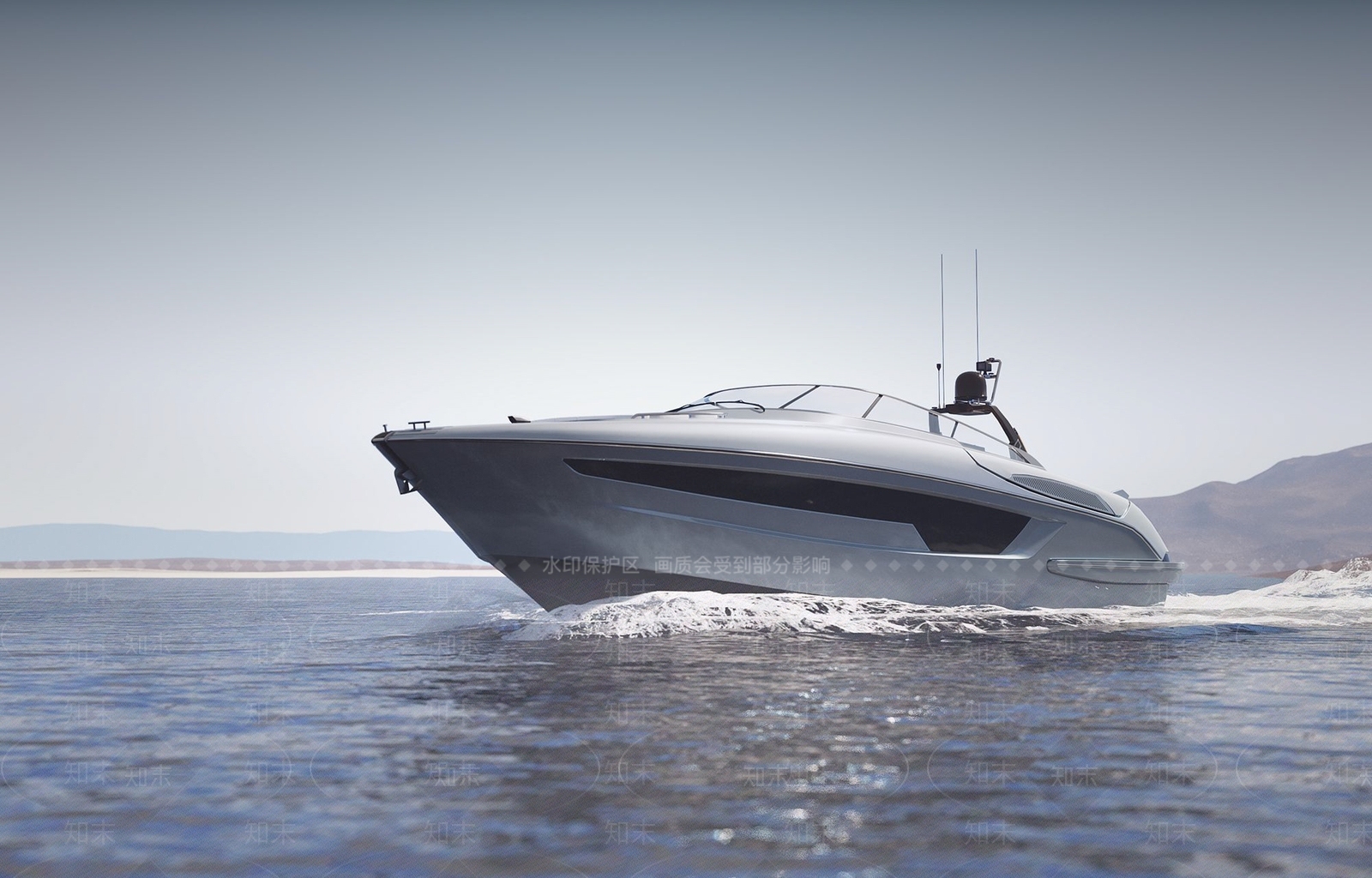 现代快艇3D模型下载【ID:669993958】