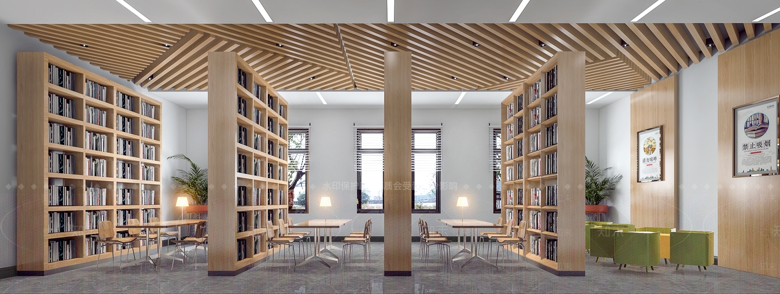 现代书店3D模型下载【ID:770020978】
