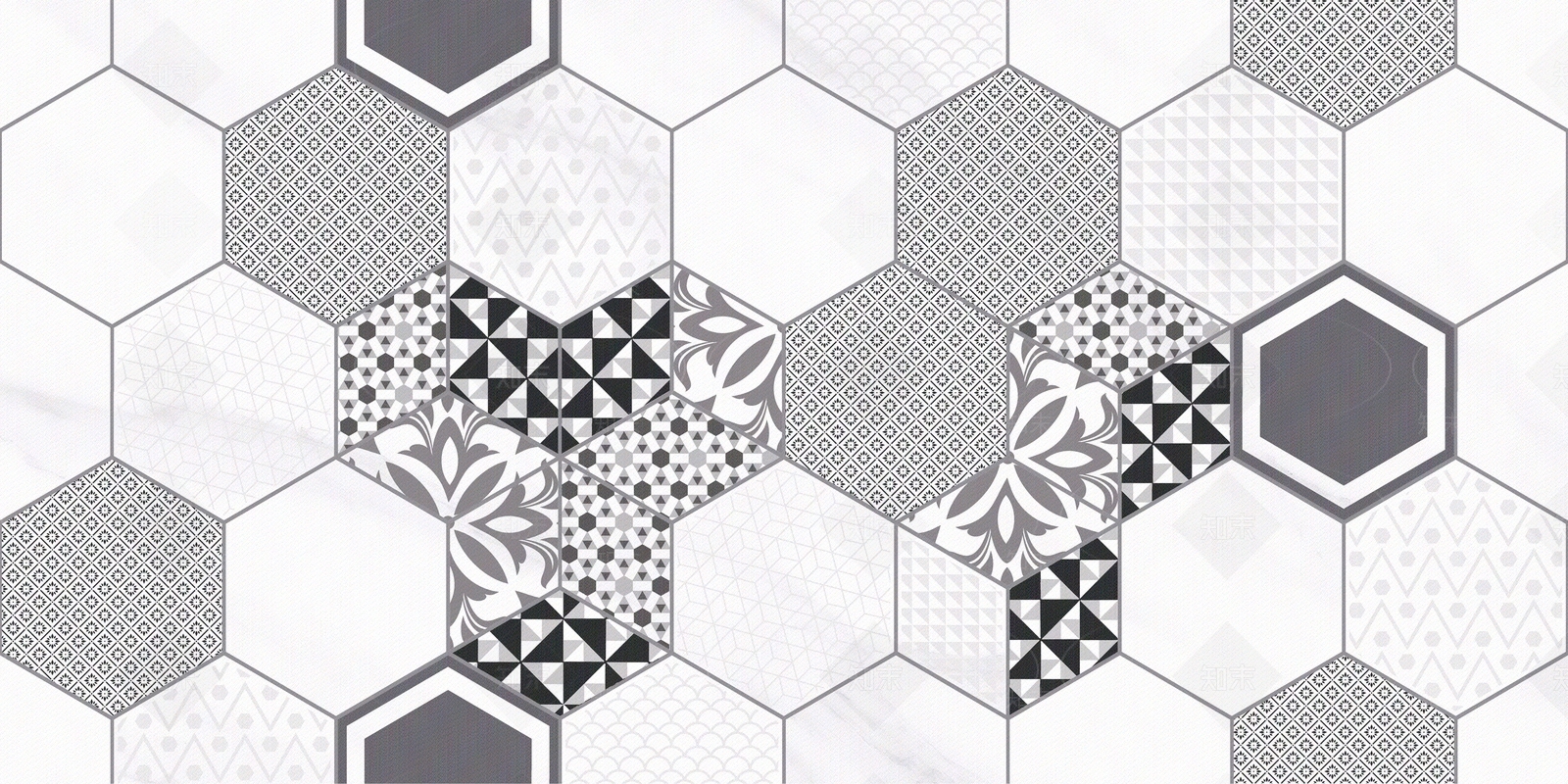 小花砖瓷砖厨房贴图下载【ID:770029601】