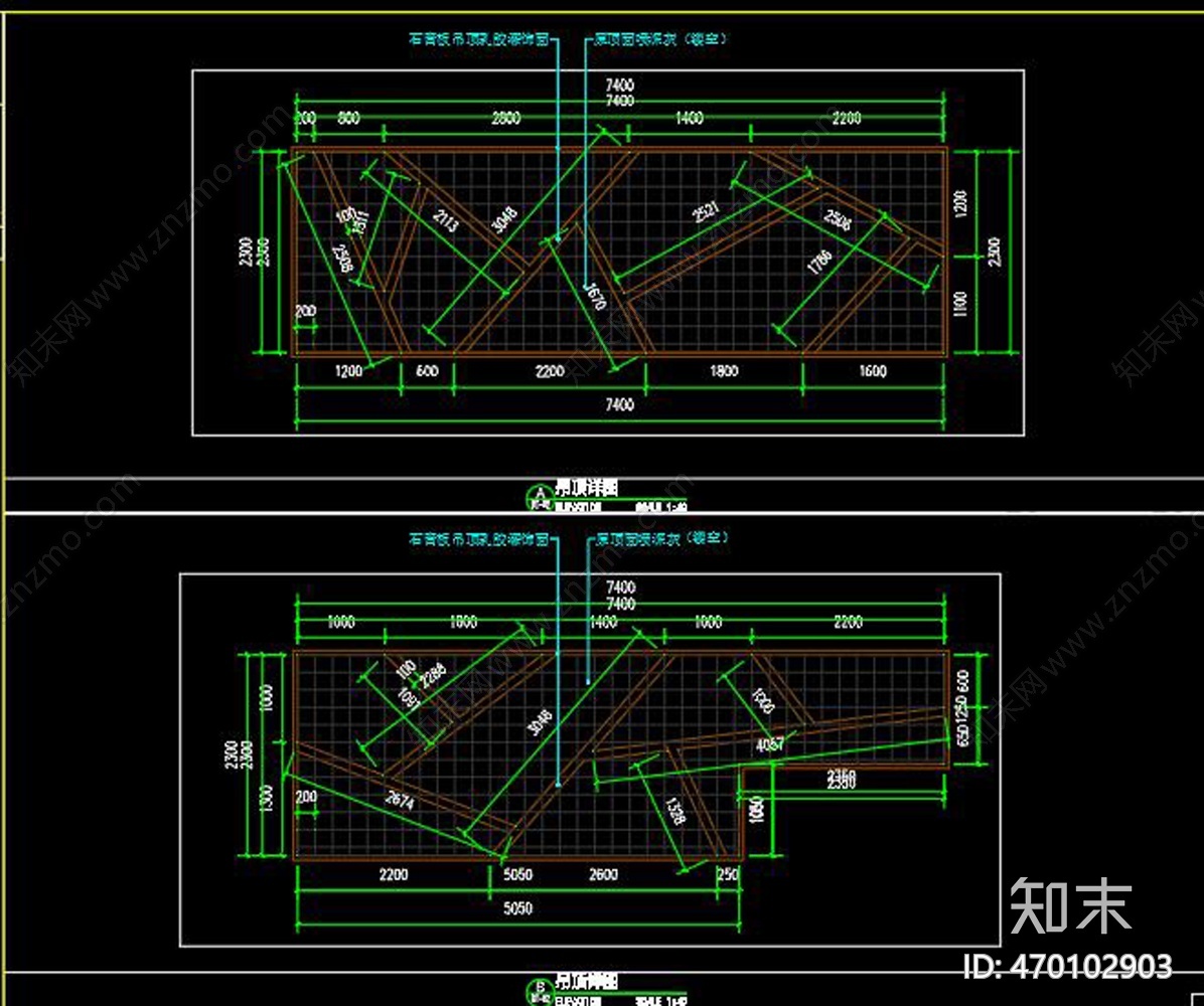 北欧快餐厅施工图下载【ID:470102903】