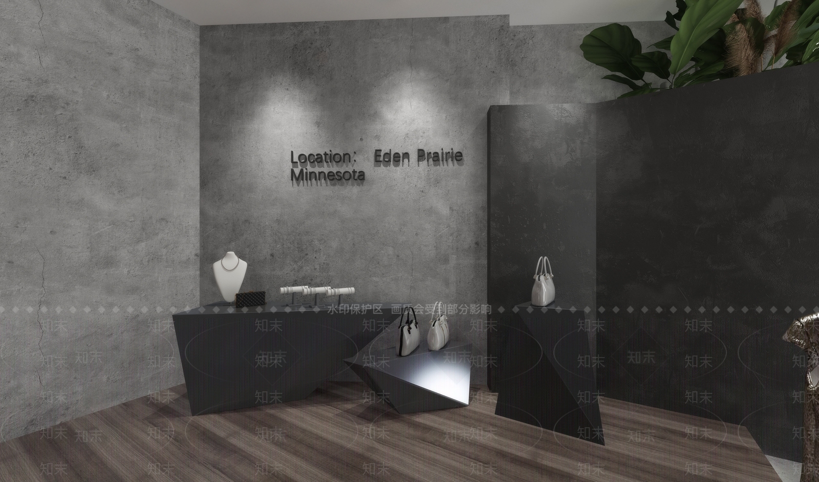 工业风家居客厅3D模型下载【ID:1221750926】