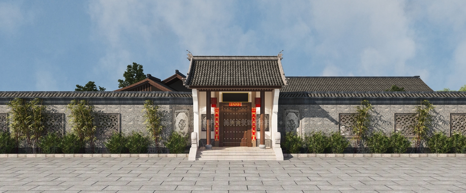 中式古建筑3D模型下载【ID:270225802】