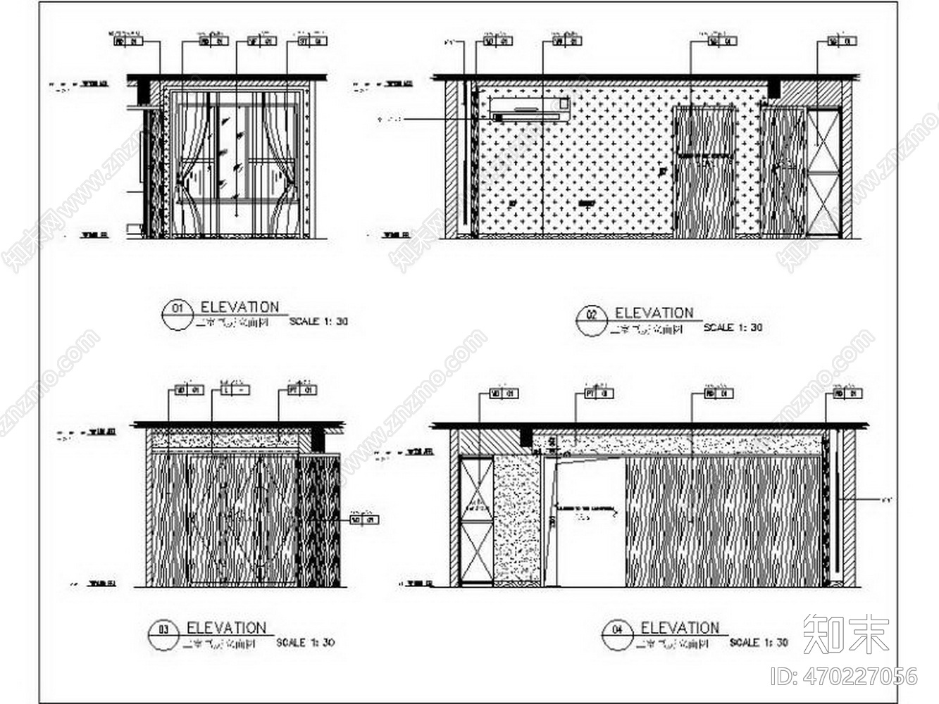 HSD琚宾-高档养老院两居室客房室内设施工图下载【ID:470227056】