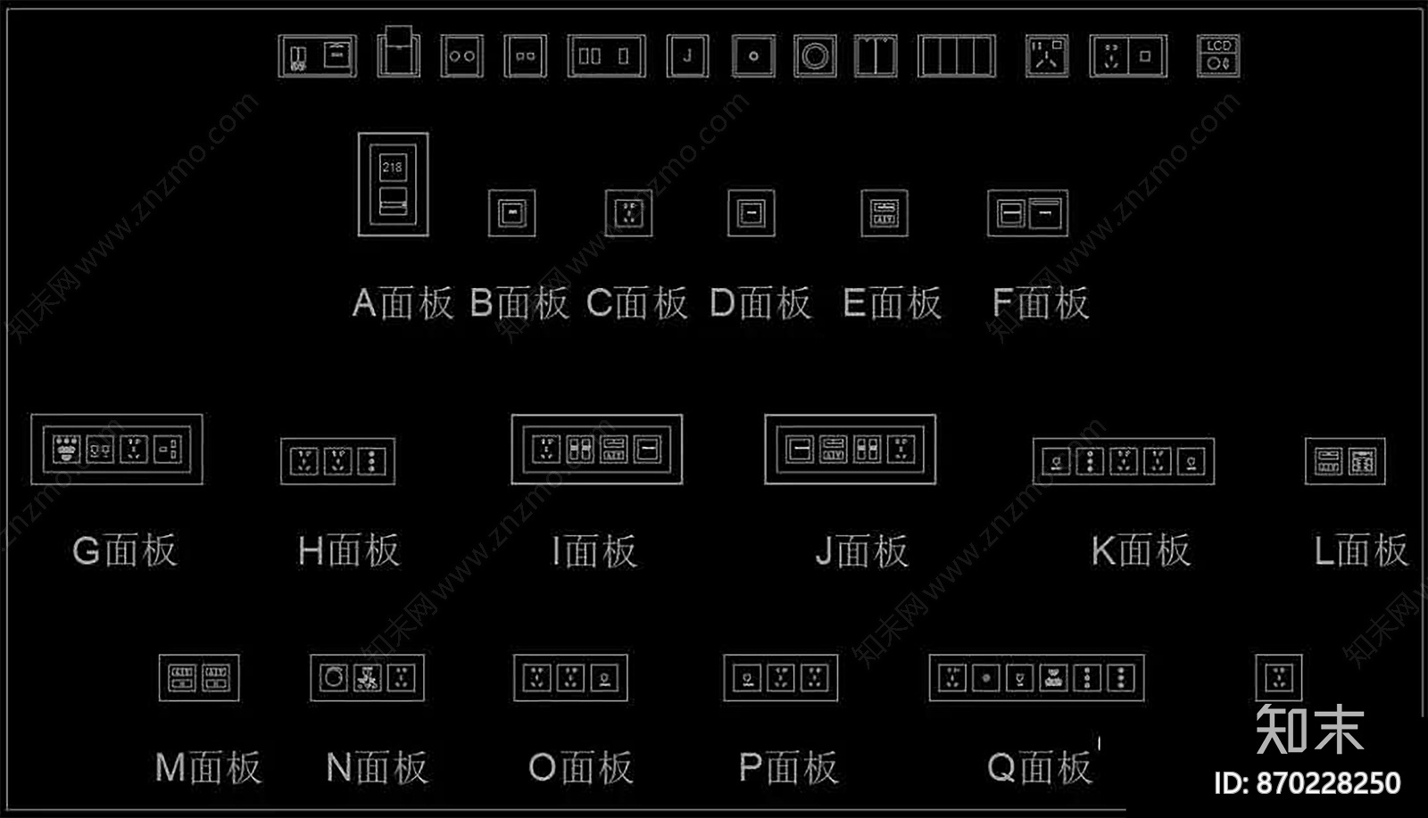 图例图标CAD图库合集丨CAD丨DWG丨图块丨20MB施工图下载【ID:870228250】