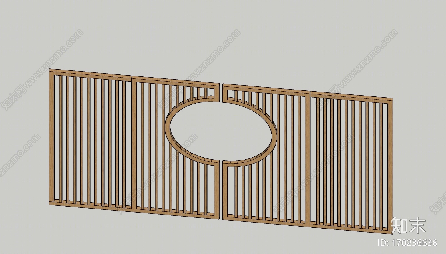 新中式风格景观小品SU模型下载【ID:170236636】