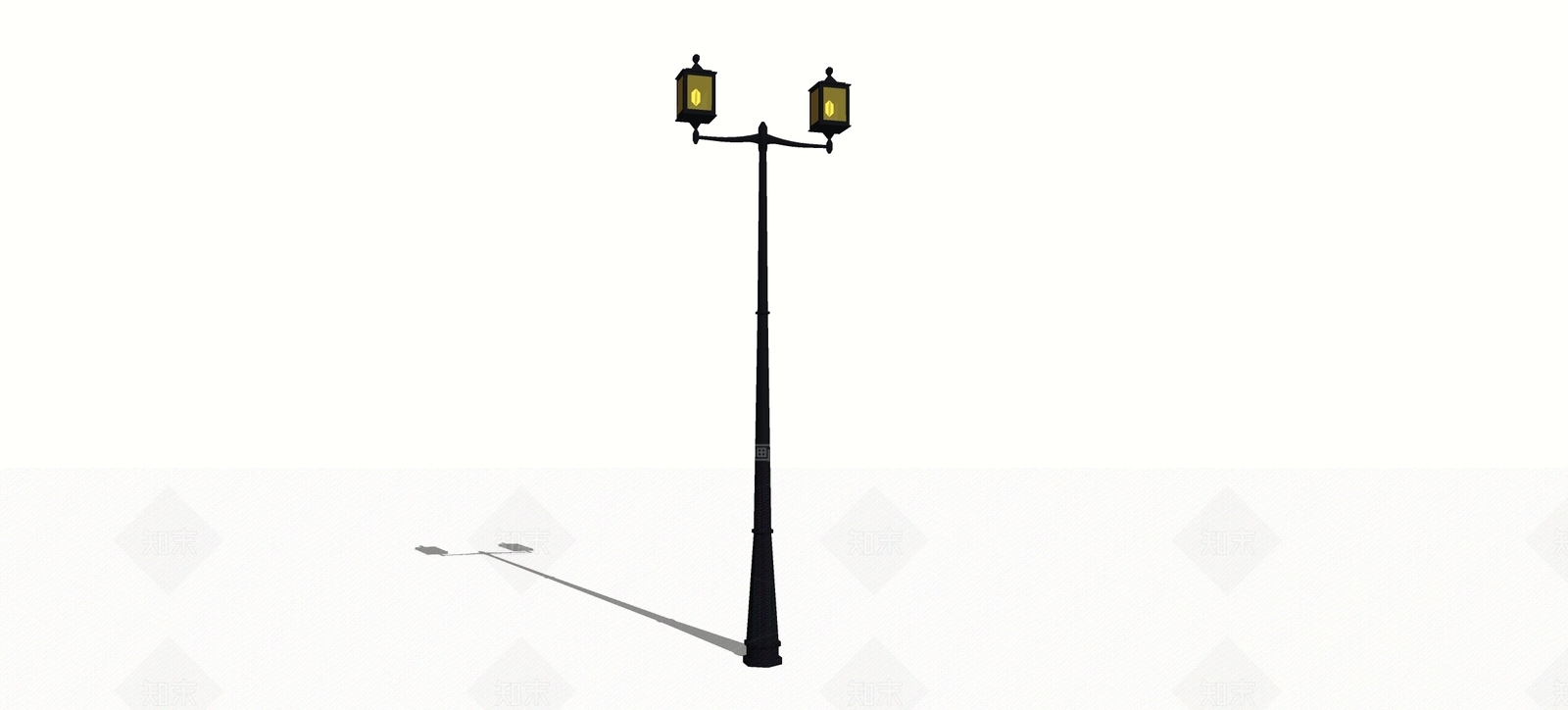 古典风格路灯SU模型下载【ID:370237577】