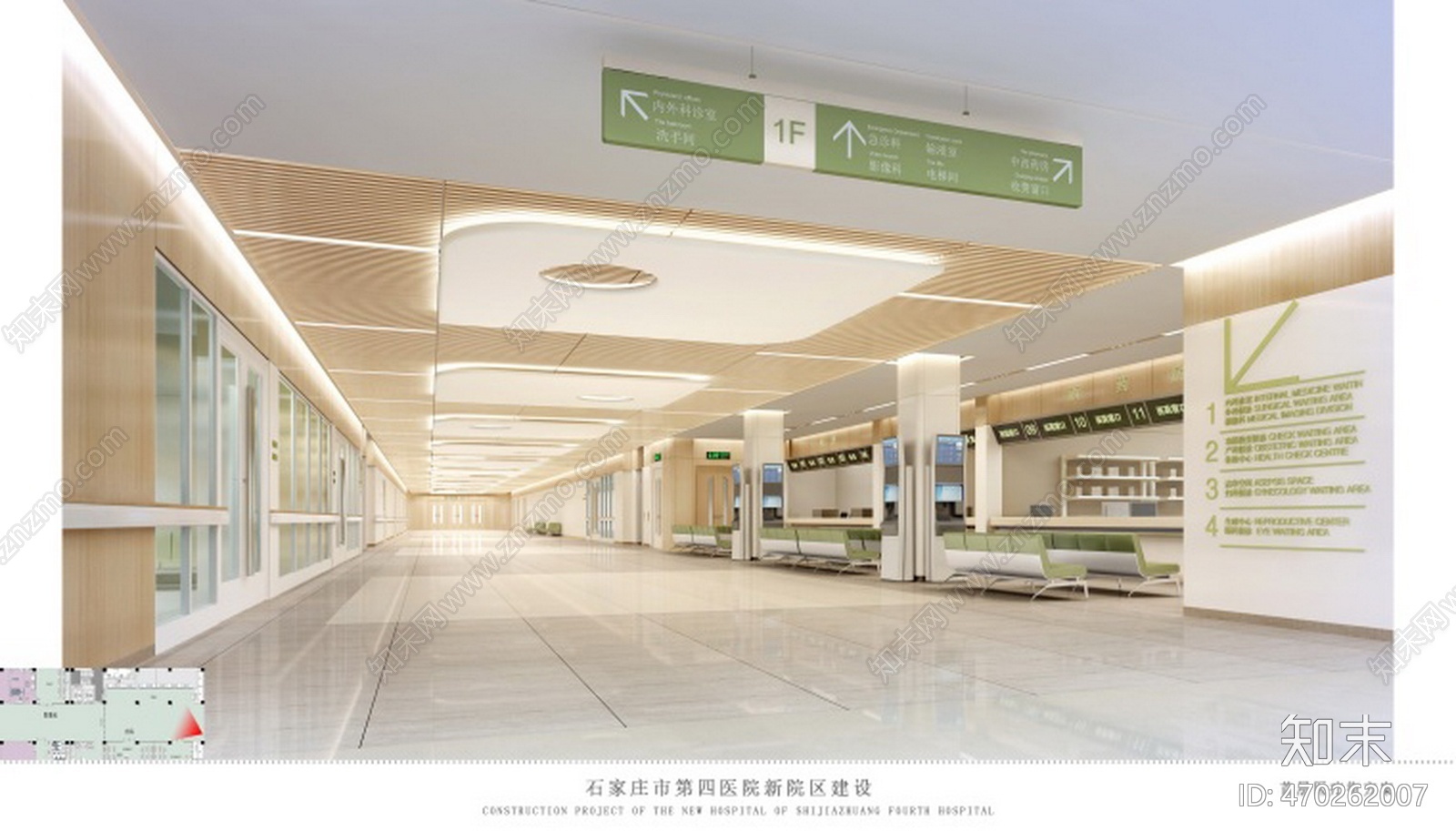 HBA-石家庄第四医院新院区室内装修CA施工图下载【ID:470262007】