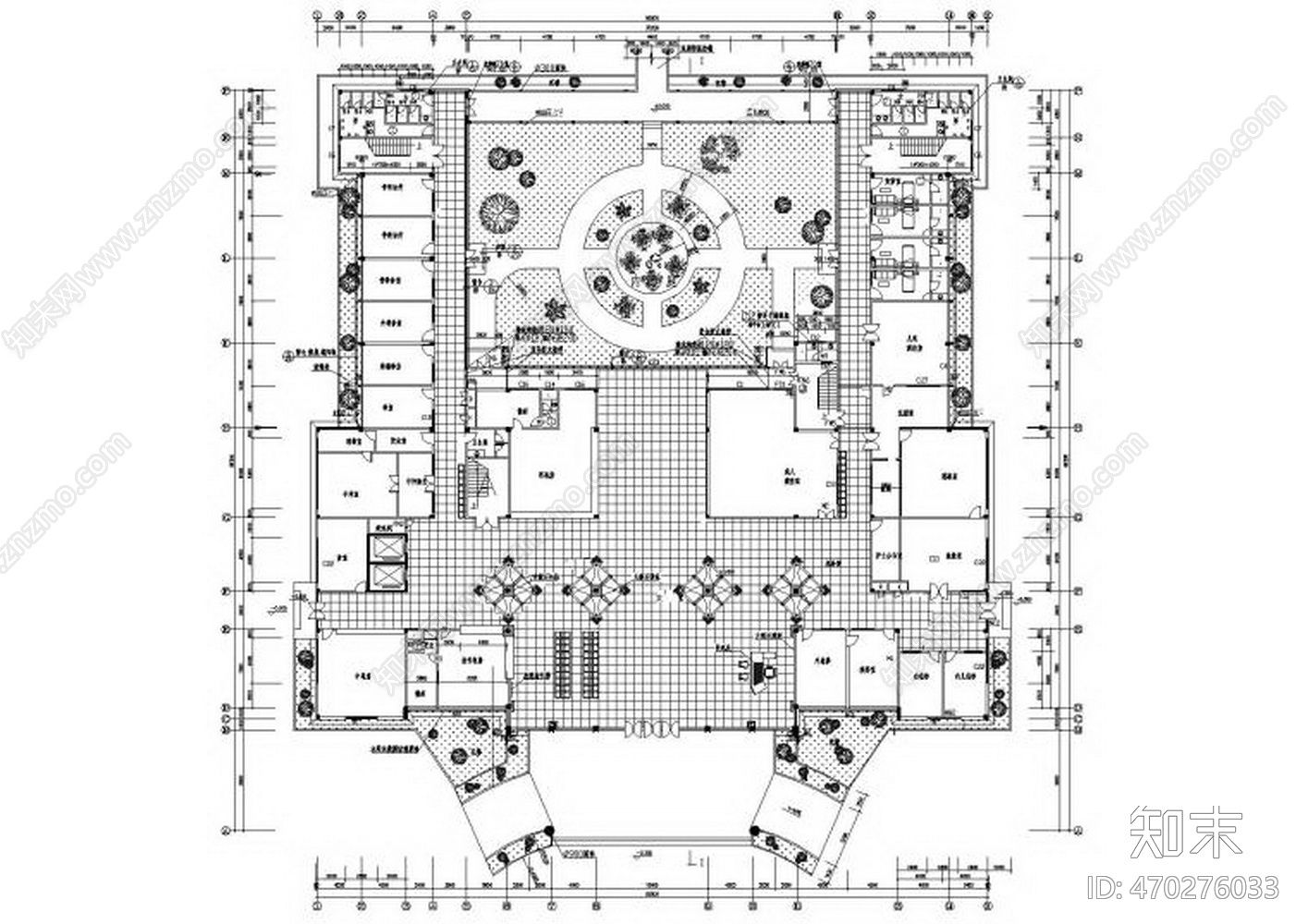 Benoy贝诺-某人民医院室内装饰工程设计项cad施工图下载【ID:470276033】