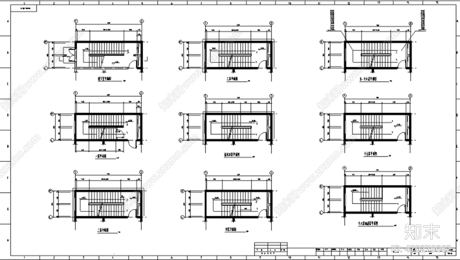 HSD琚宾-青岛医院综合楼室内装修全cad施工图下载【ID:470276062】