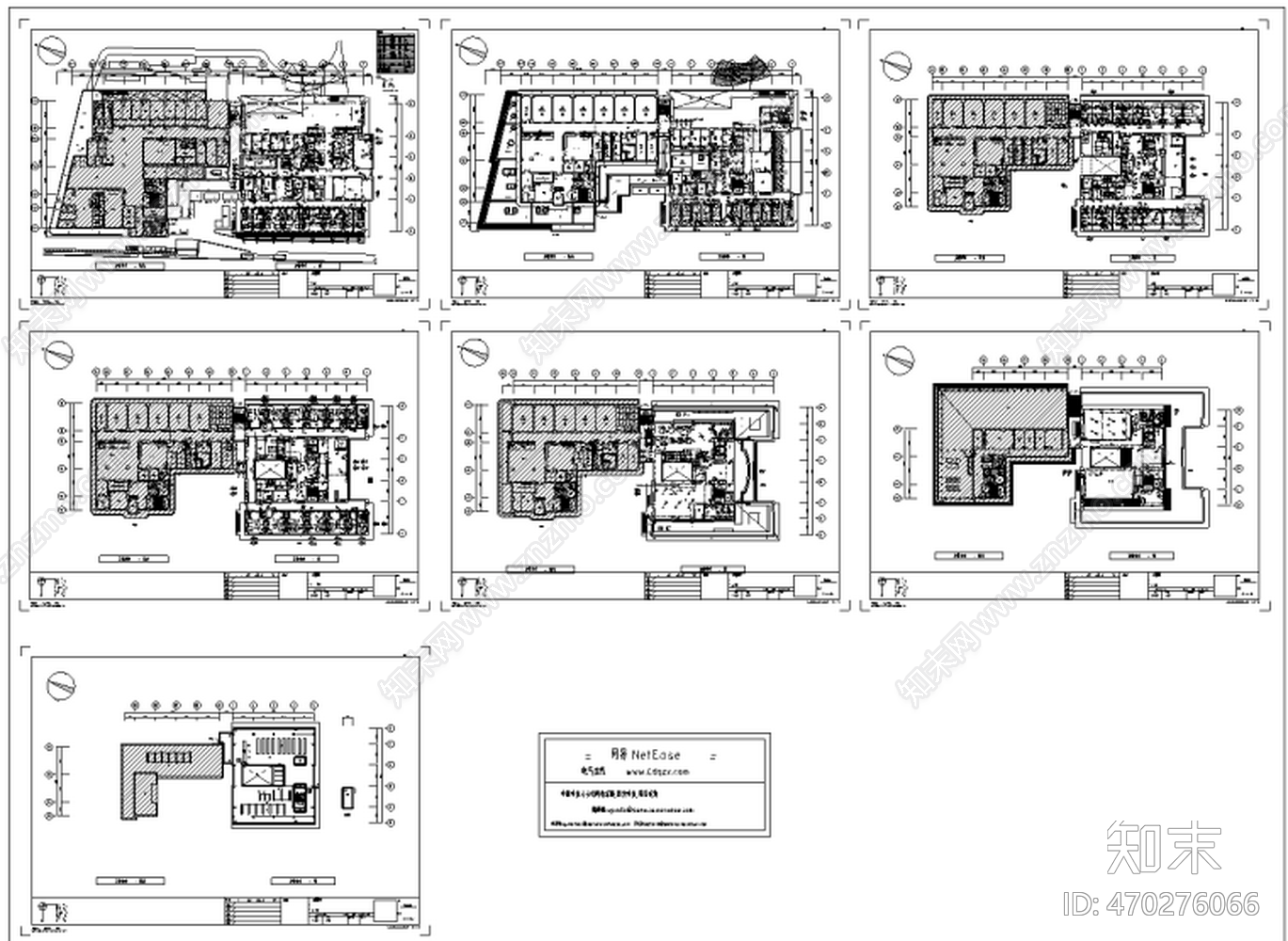 HBA-大型医院室内装修设cad施工图下载【ID:470276066】