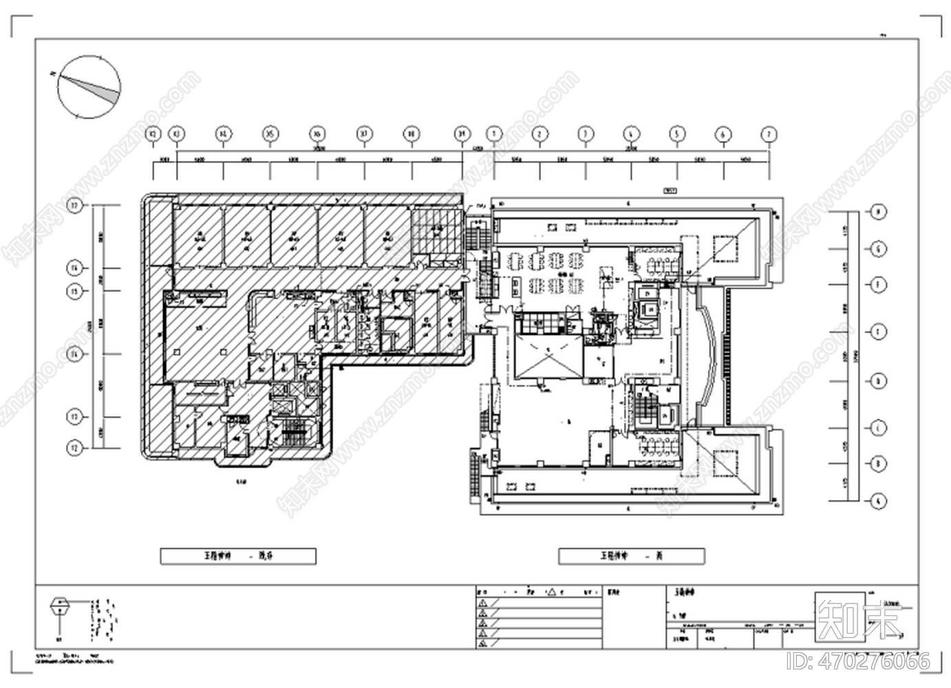 HBA-大型医院室内装修设cad施工图下载【ID:470276066】