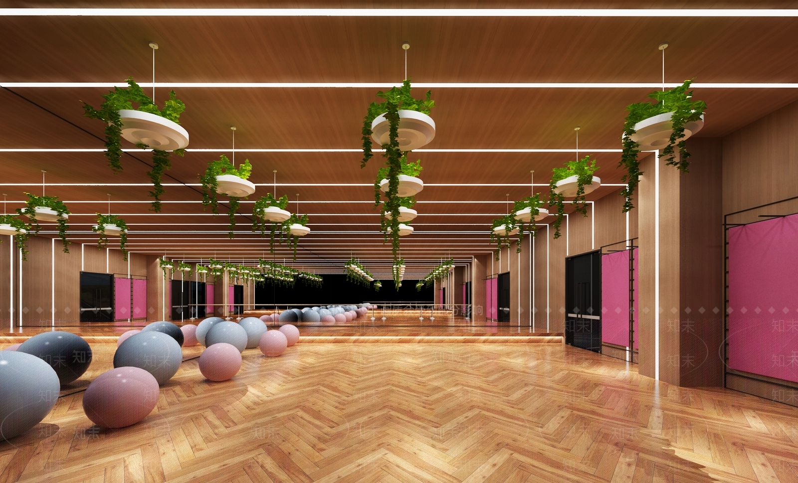 现代健身房3D模型下载【ID:370301886】