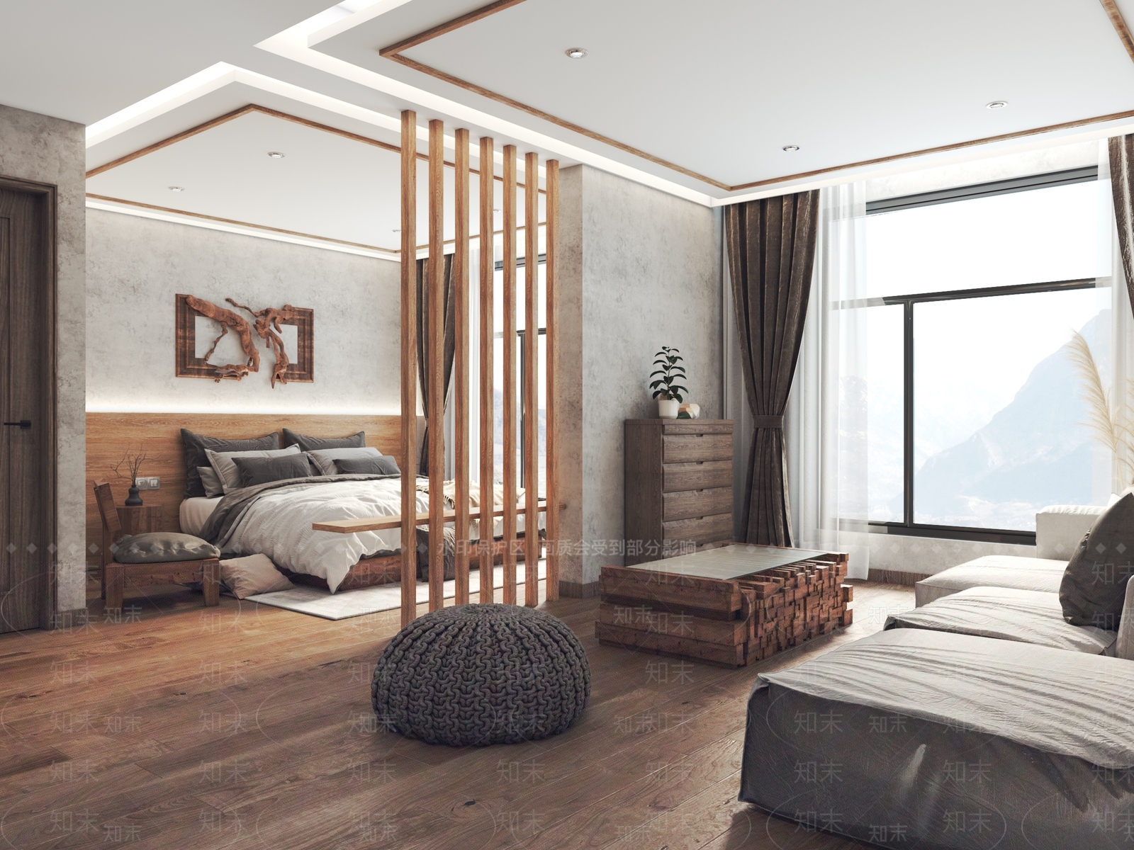 日式民宿3D模型下载【ID:970318649】