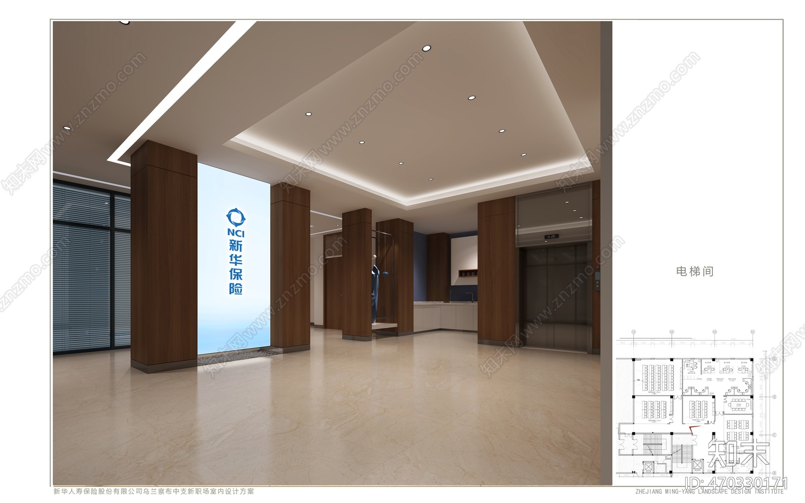 保险公司cad施工图下载【ID:470330171】