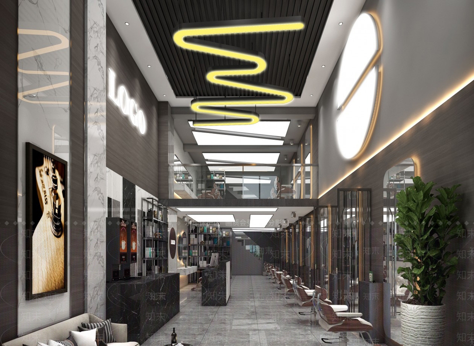 现代理发店3D模型下载【ID:370411438】
