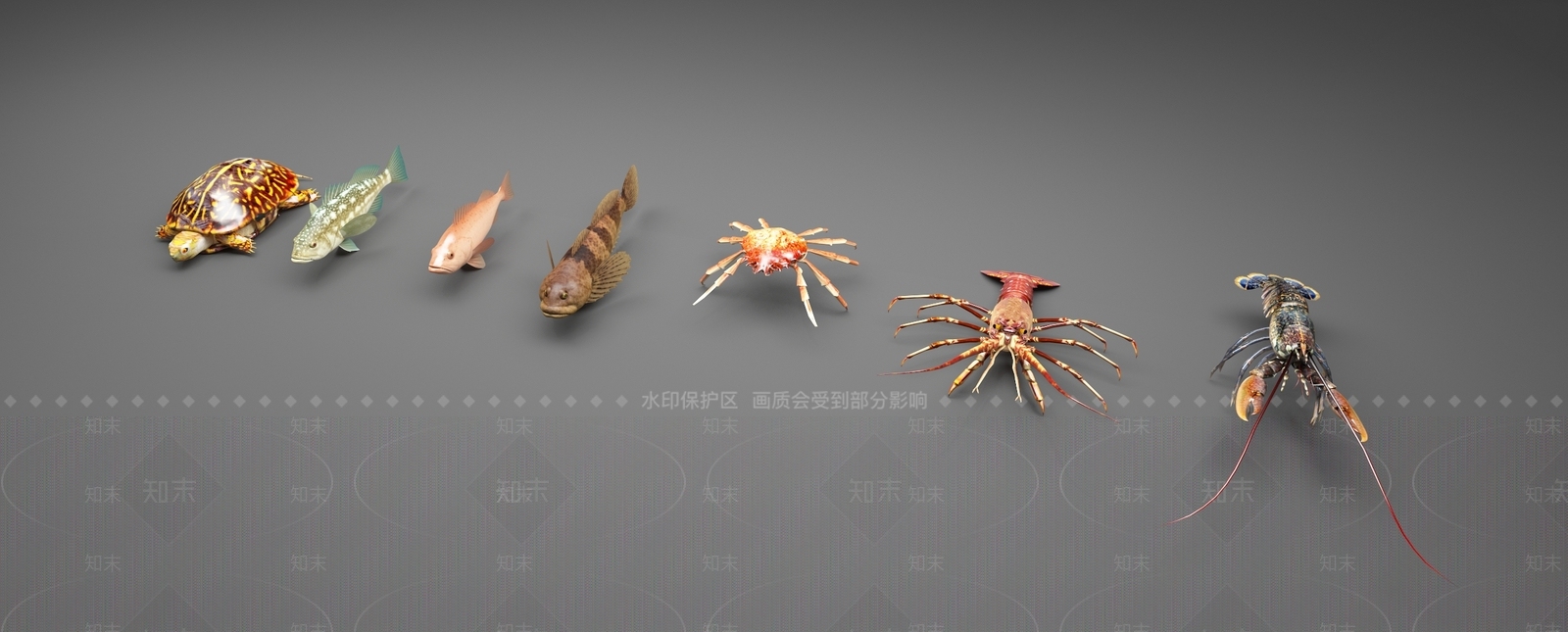 现代龙虾3D模型下载【ID:670463174】