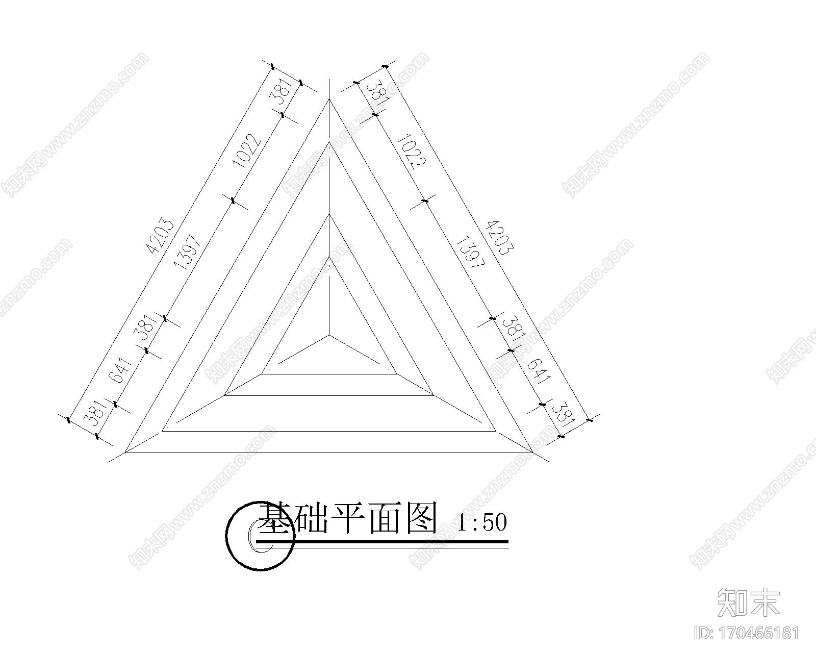 苏式古建筑仿古木结构木建筑天正T20版本三角亭施工图下载【ID:170466181】