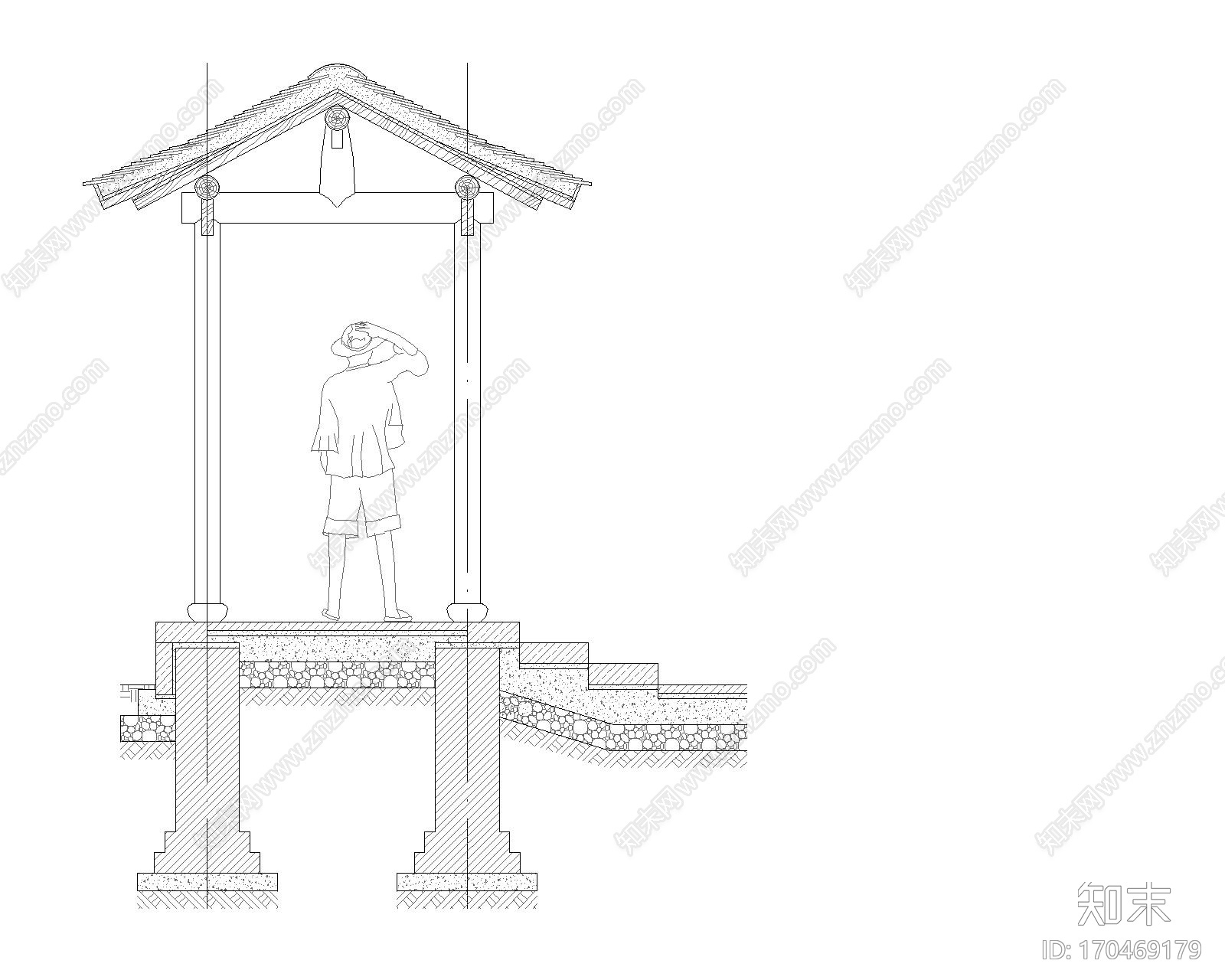 苏式古建筑仿古木结构木建筑天正T20版本全套图纸1施工图下载【ID:170469179】