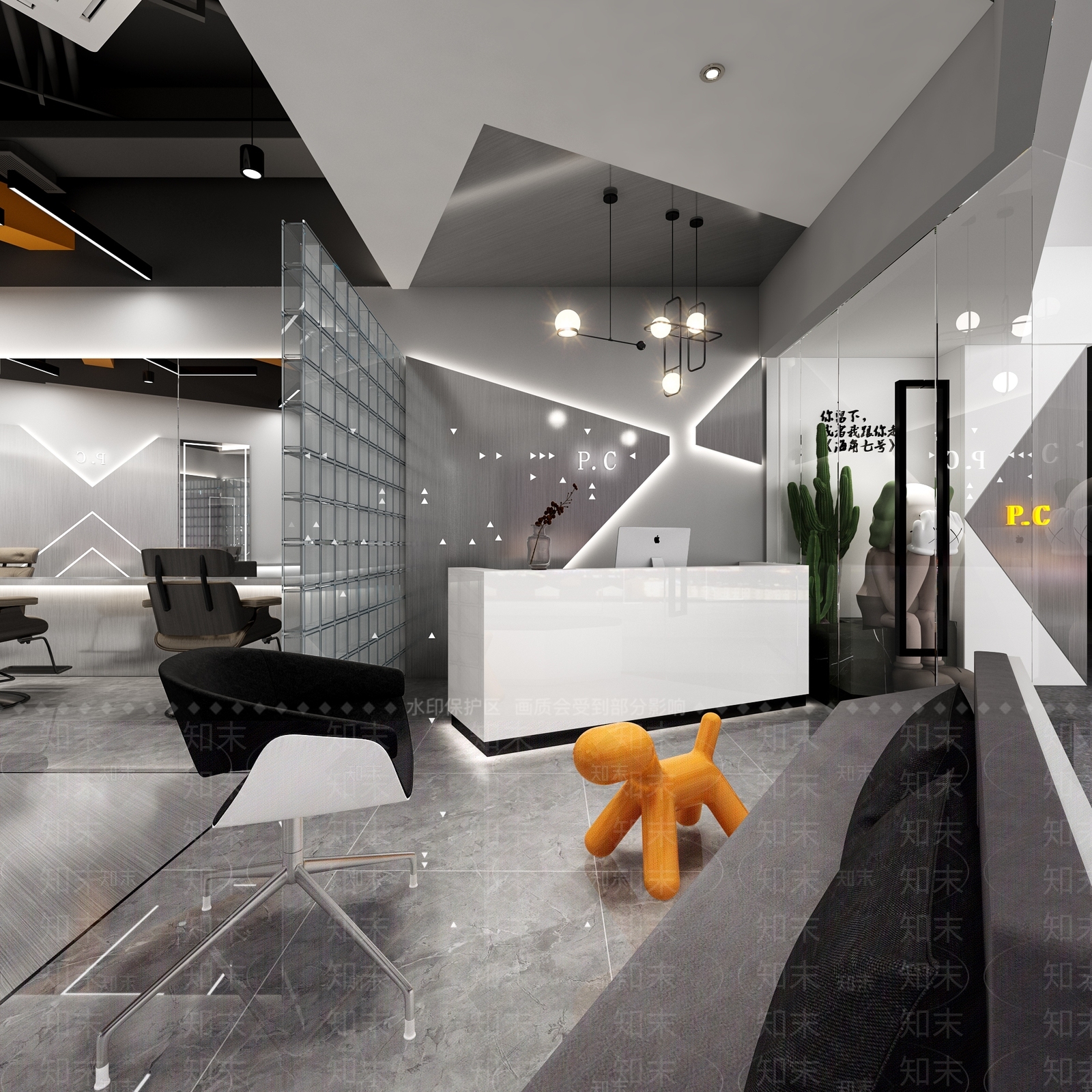 现代理发店3D模型下载【ID:370472439】