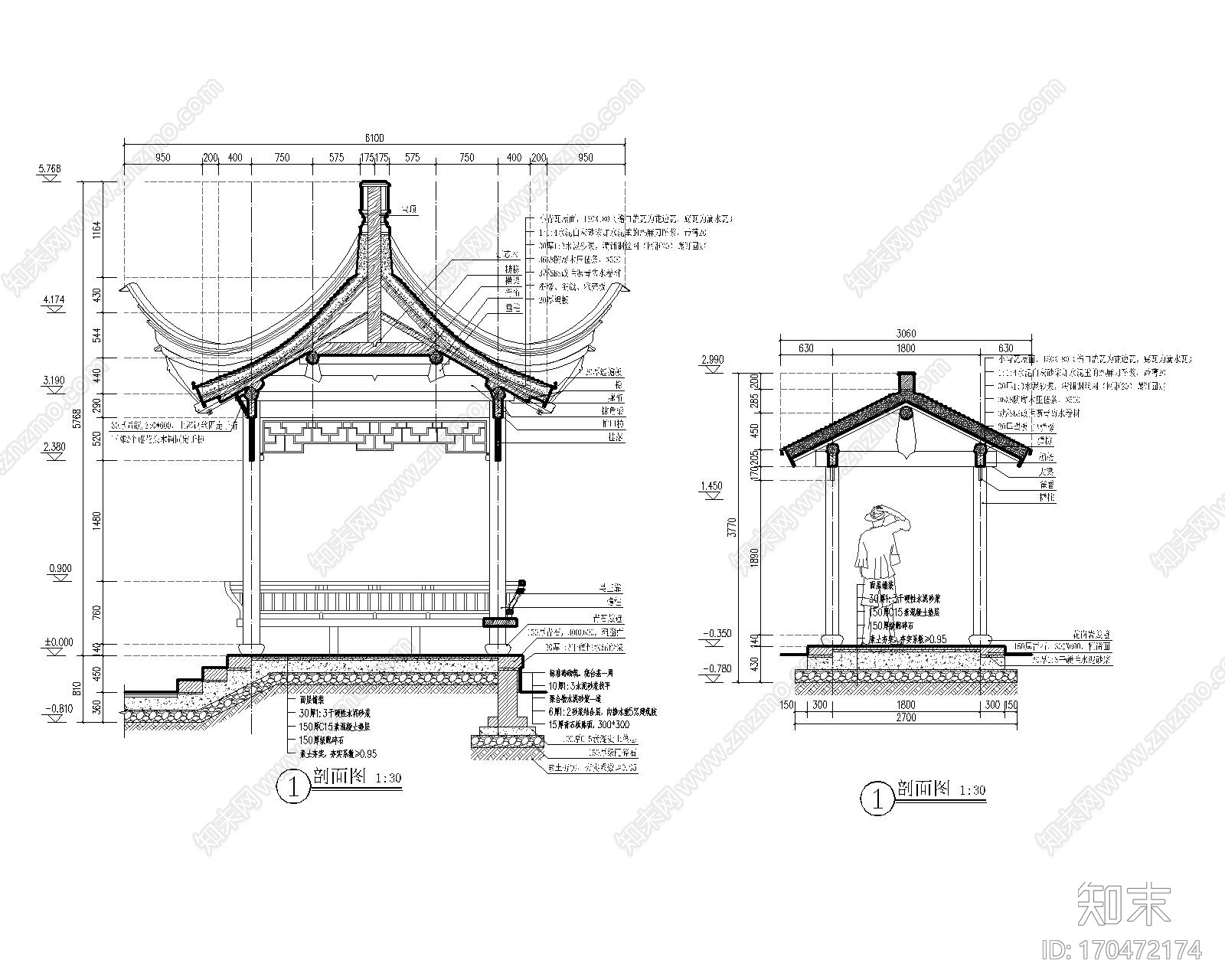 苏式古建筑施工图下载【ID:170472174】