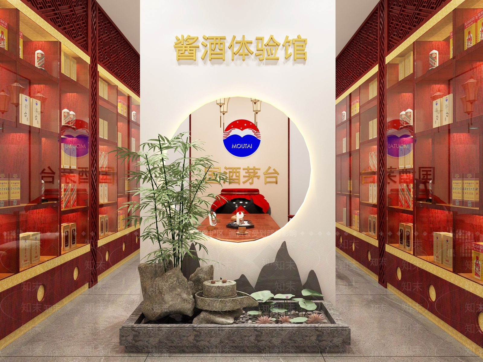 现代烟酒店3D模型下载【ID:670553184】