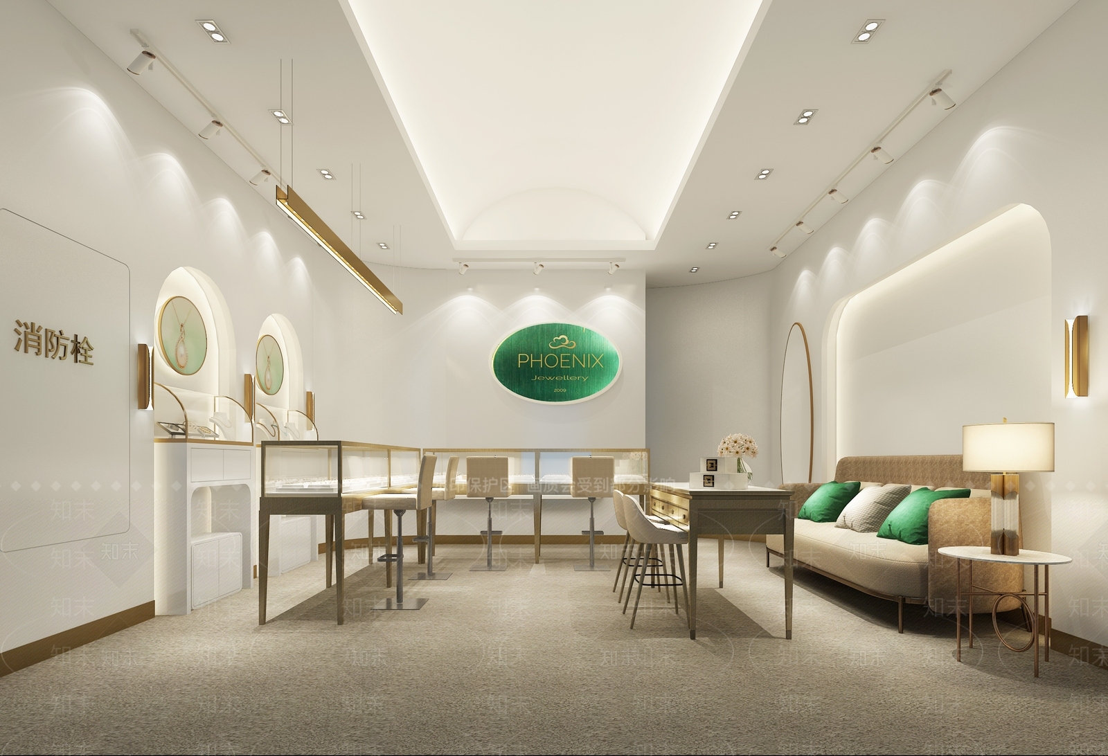 现代珠宝店3D模型下载【ID:570567879】