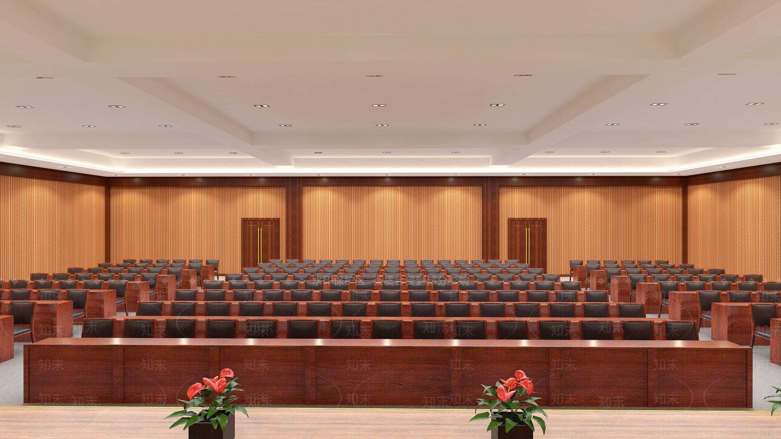 中式会议室SU模型下载【ID:370611466】