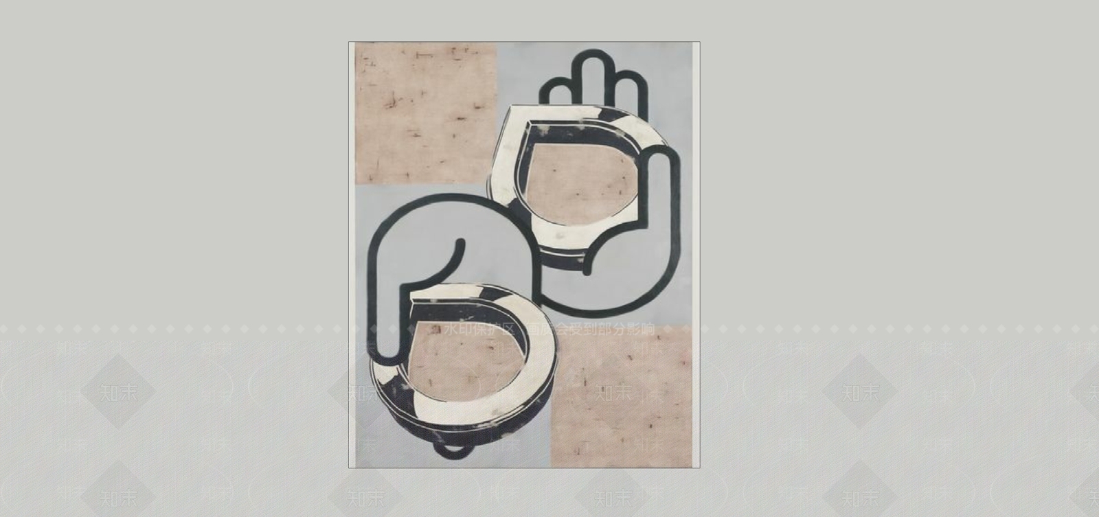 现代挂画SU模型草图