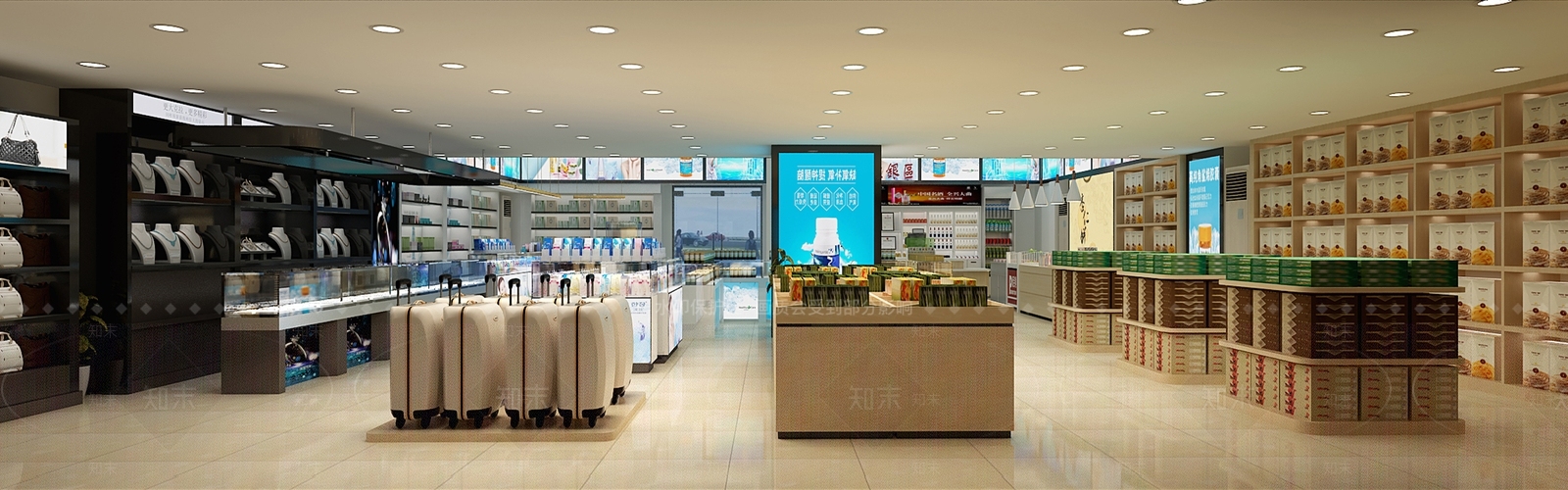 现代超市3D模型下载【ID:570624365】