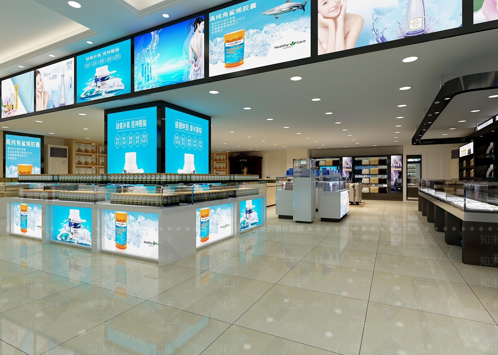 现代超市3D模型下载【ID:570624365】