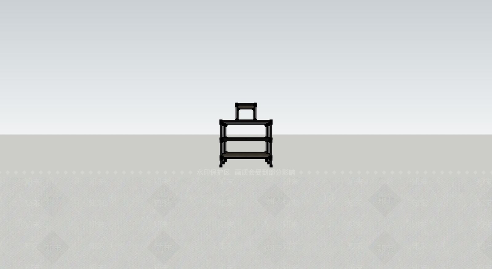 现代风格展示架SU模型下载【ID:270679591】