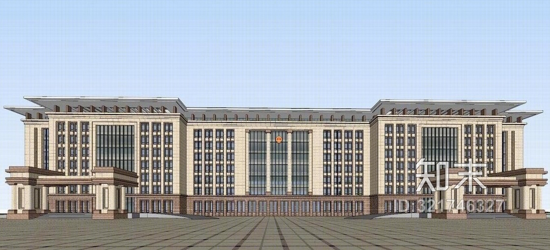 市民服务中心SU模型下载【ID:321746327】
