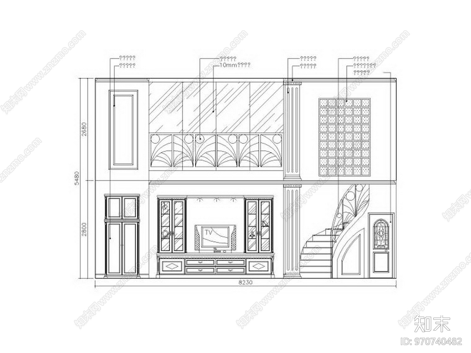 Benoy贝诺-214套别墅室内装饰户型布局CAD设计图cad施工图下载【ID:970740482】